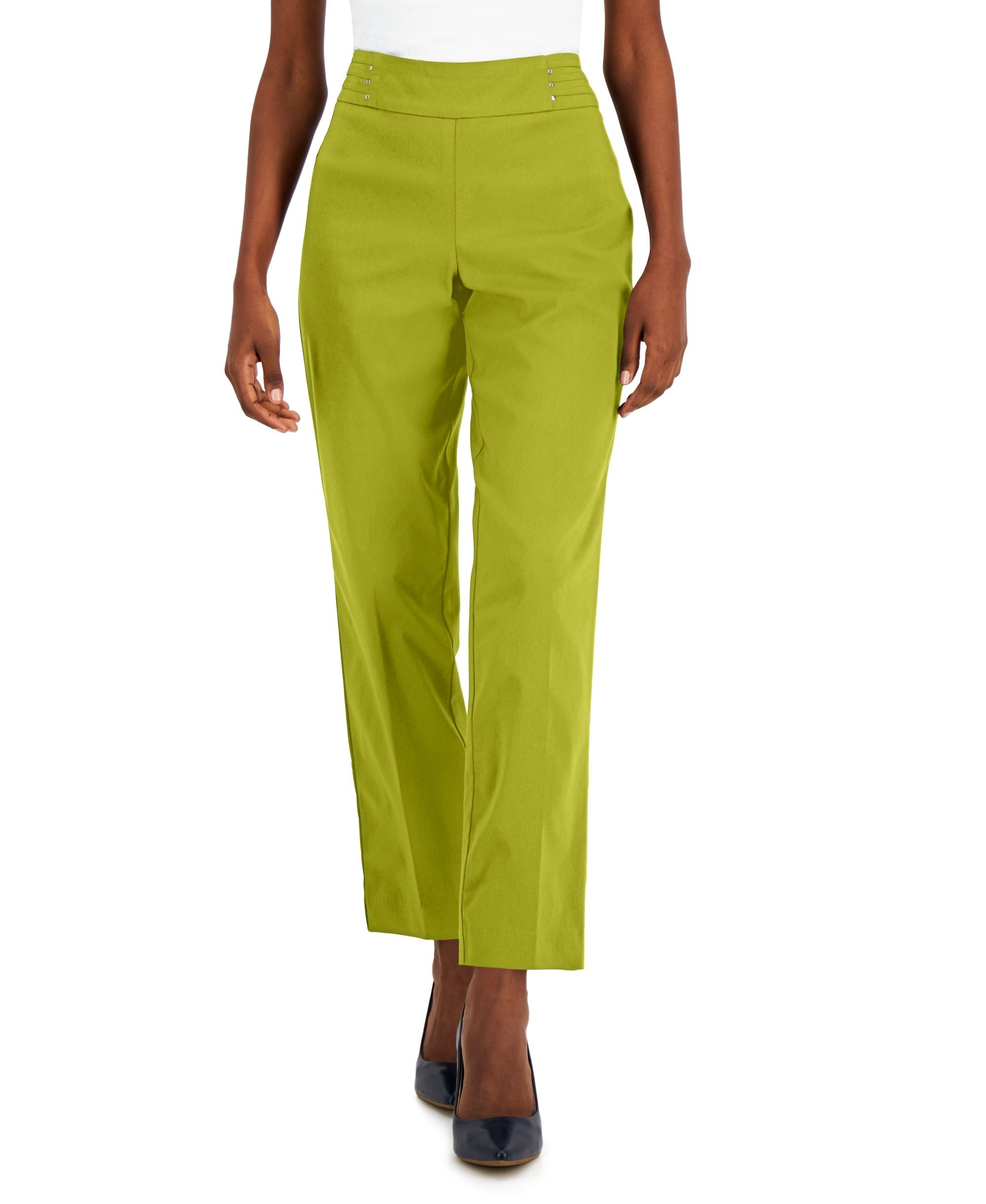 JM Collection Studded Pull On Pants