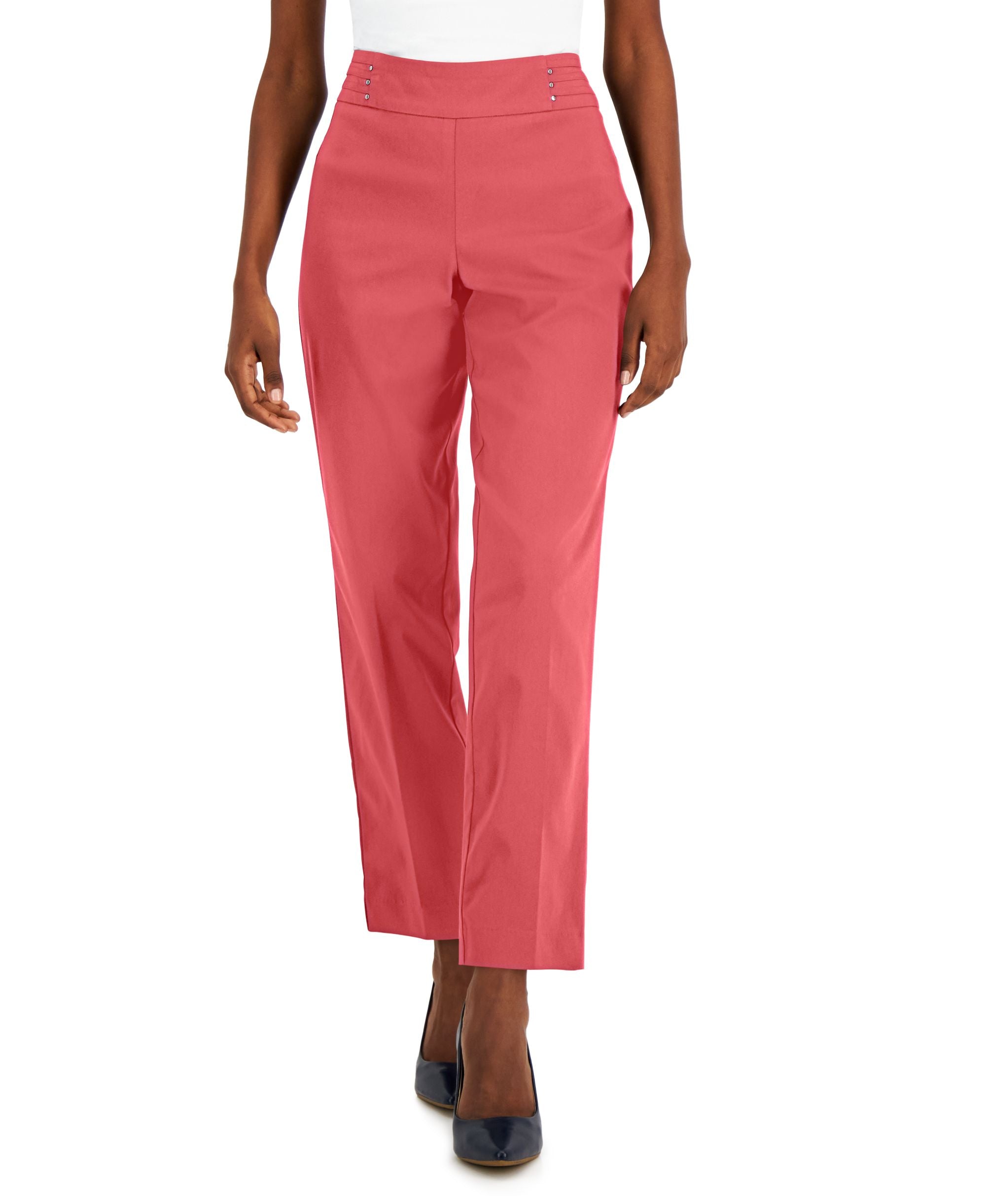 JM Collection Studded Pull On Pants
