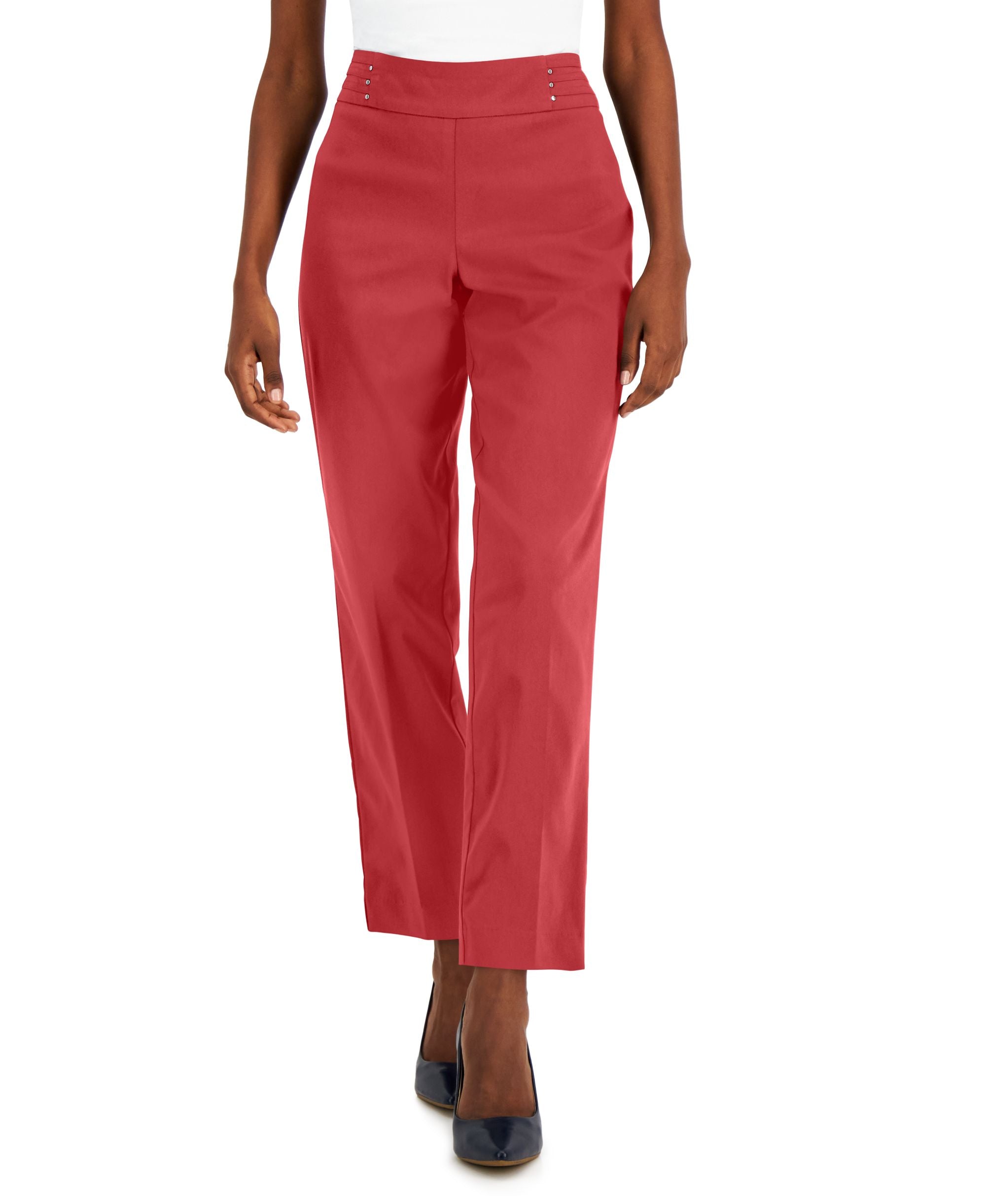 JM Collection Studded Pull On Pants
