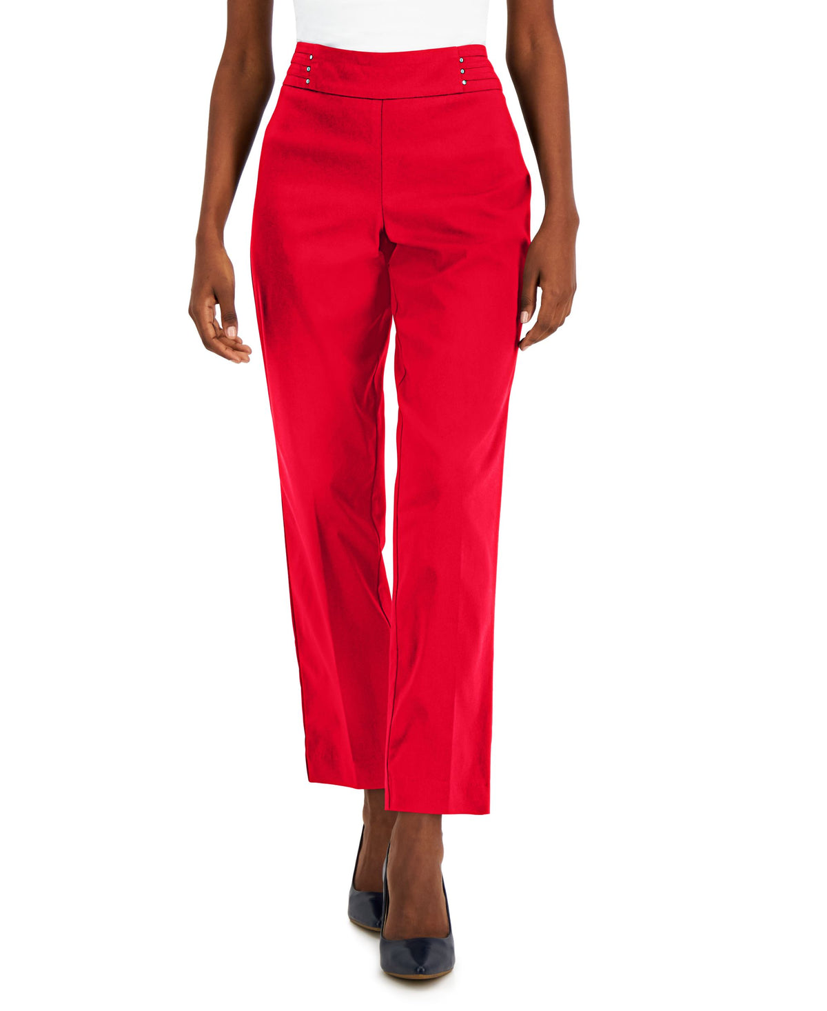 Studded Pull-On Pants, Petite & Petite Short