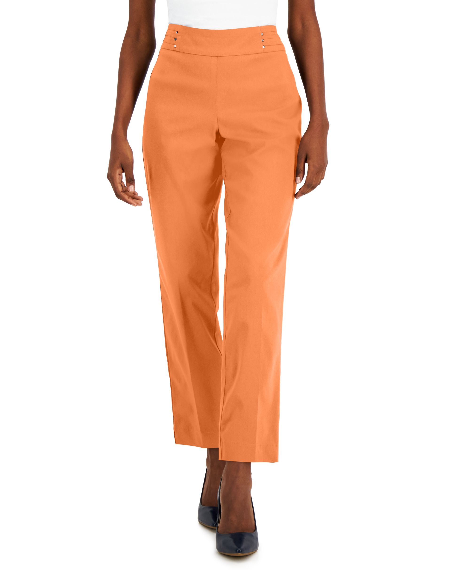 JM Collection Studded Pull On Pants