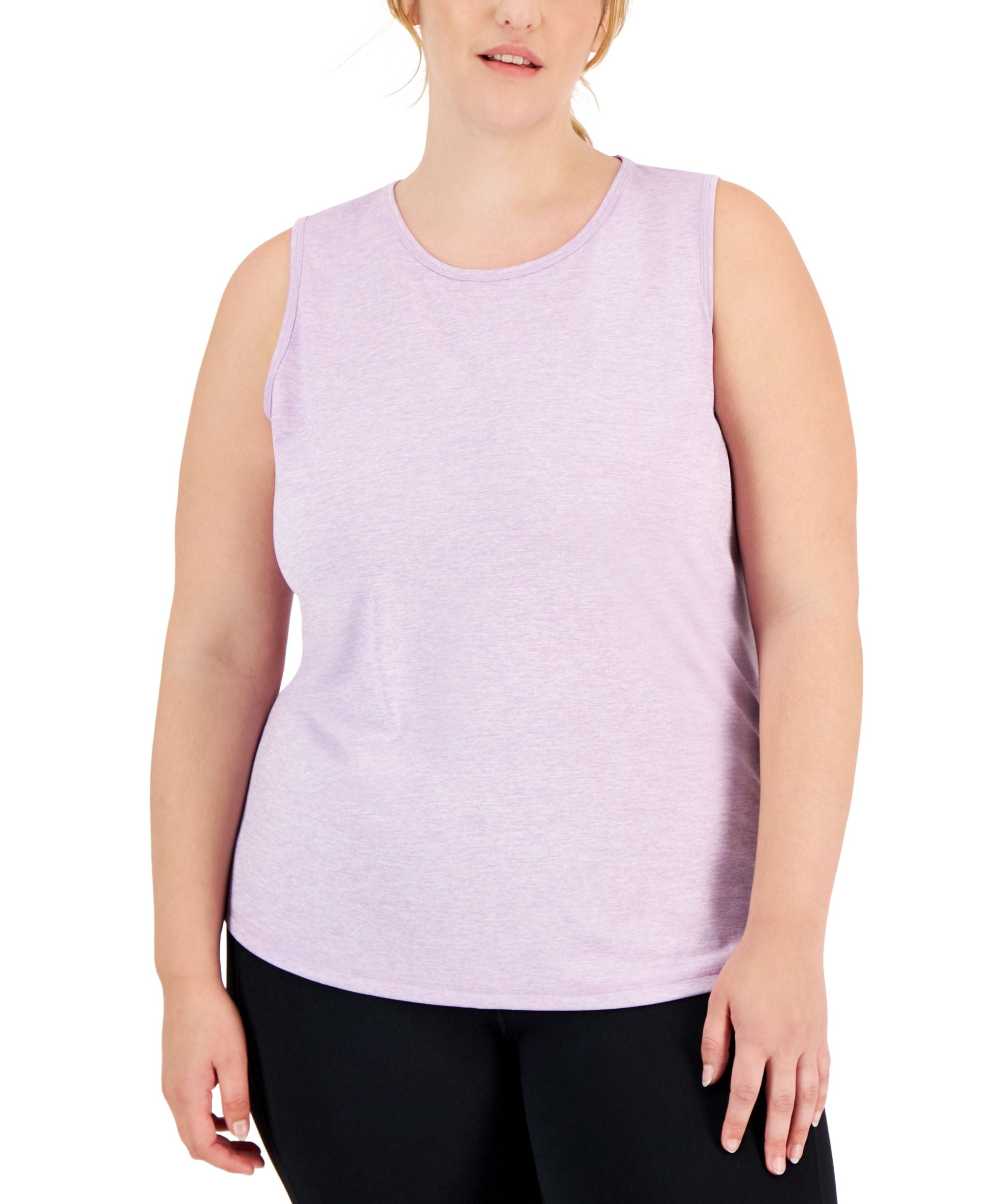 Plus Size Keyhole-Back Tank Top