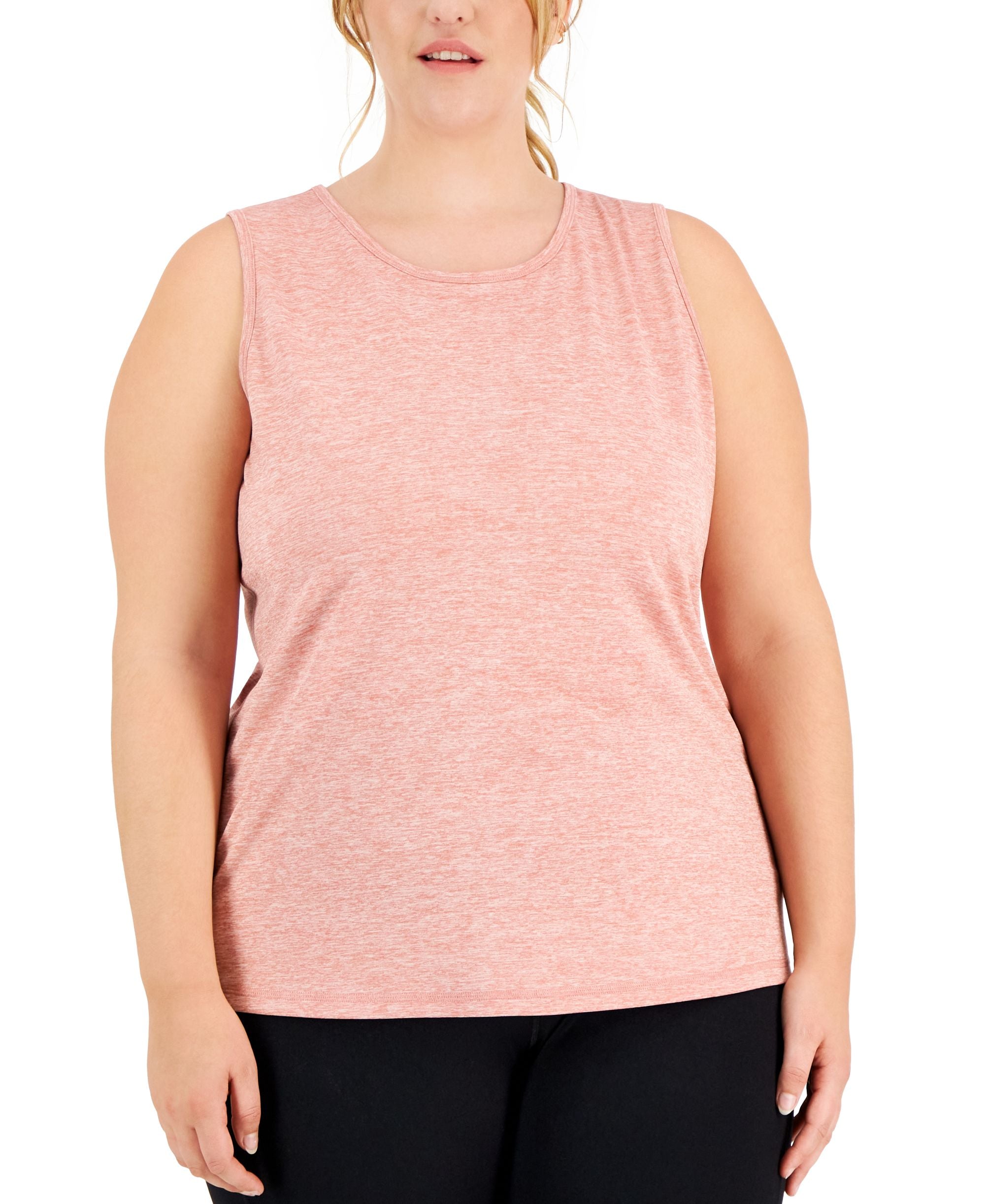Plus Size Keyhole-Back Tank Top