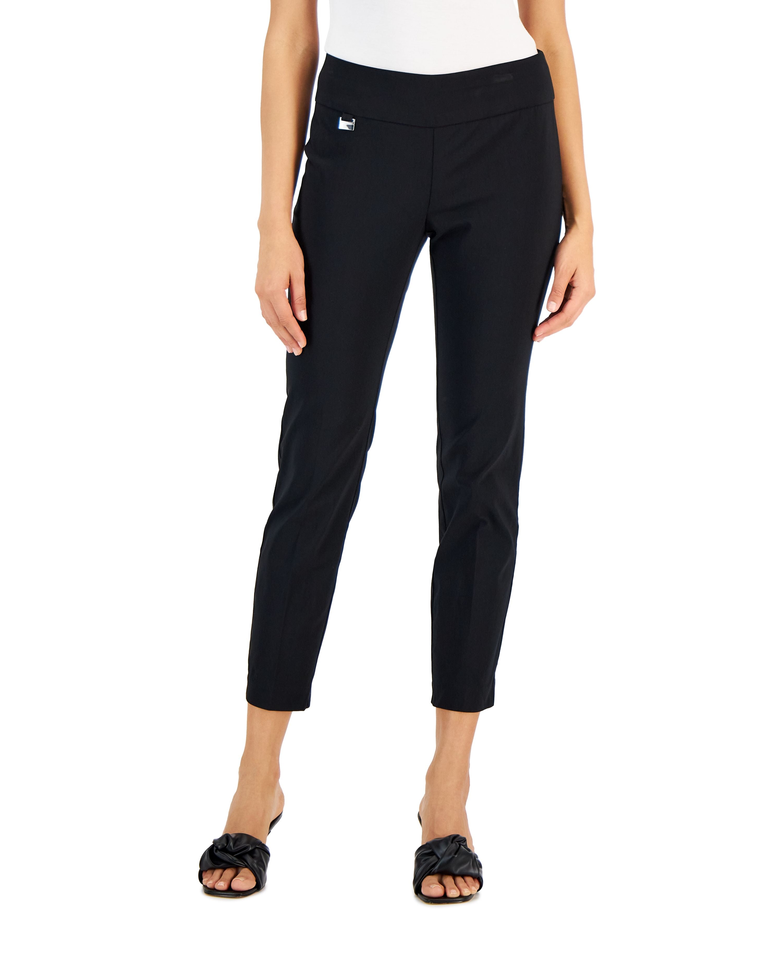 Petite Tummy-Control Pull-On Skinny Pants, Petite & Petite Short