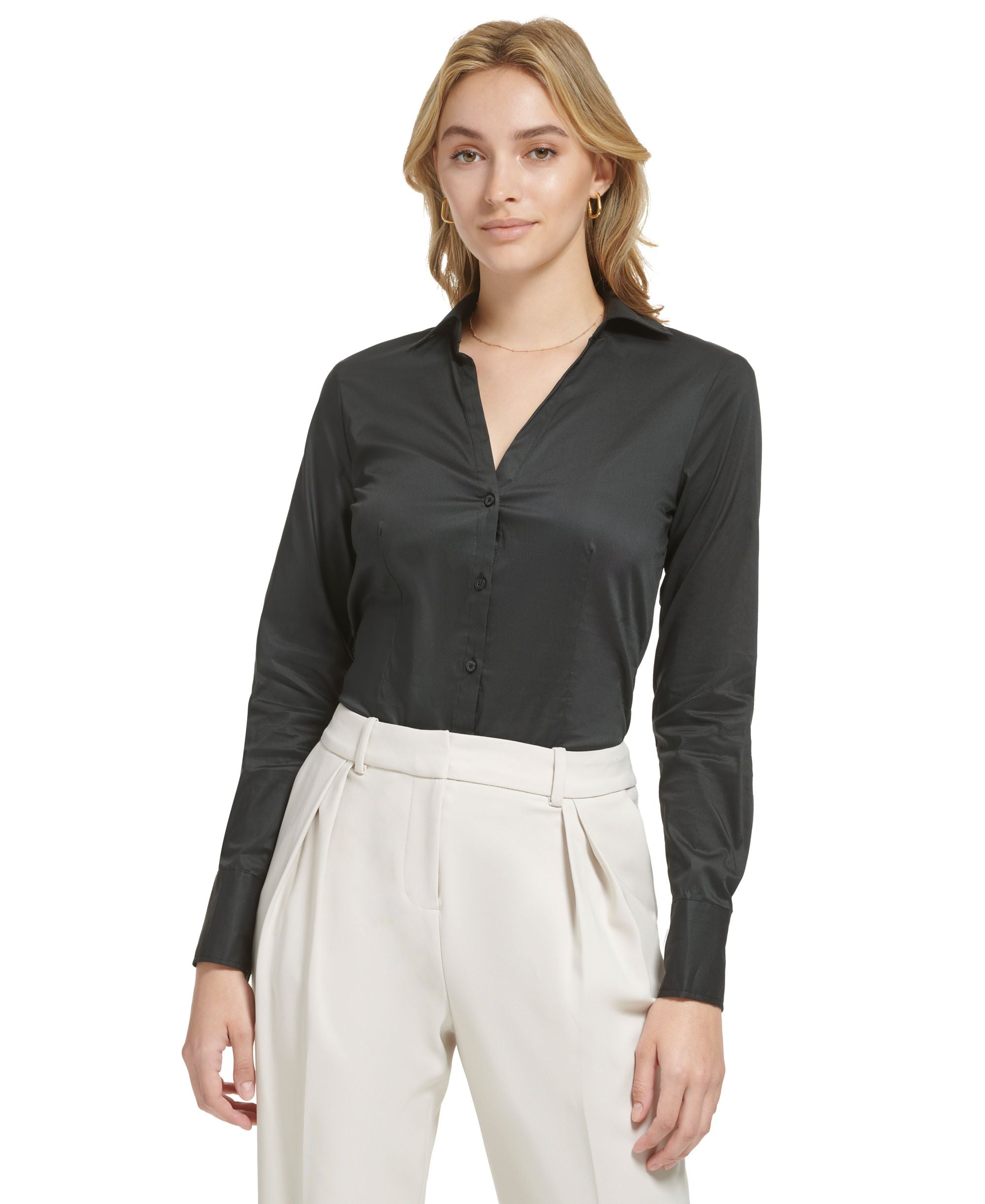 Women's X-Fit Long Sleeve Collared Bodysuit