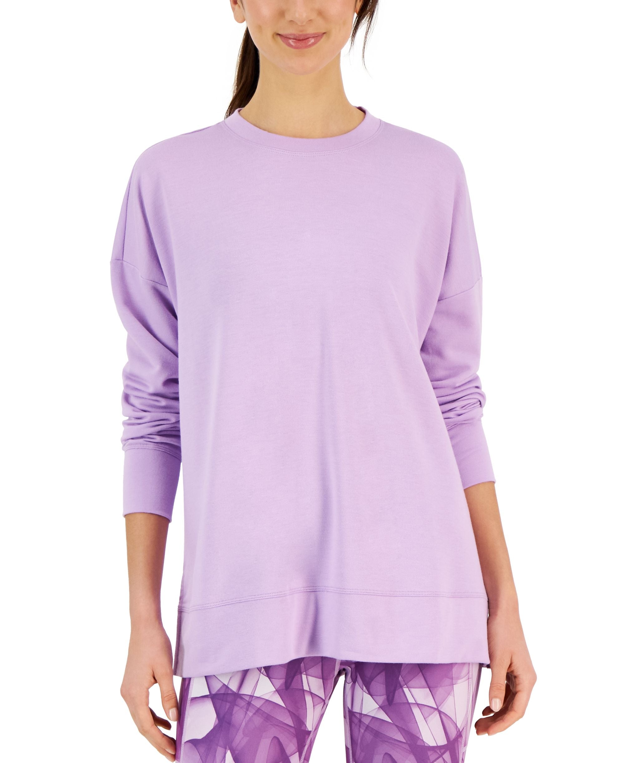 Women's Active Solid Crewneck Top