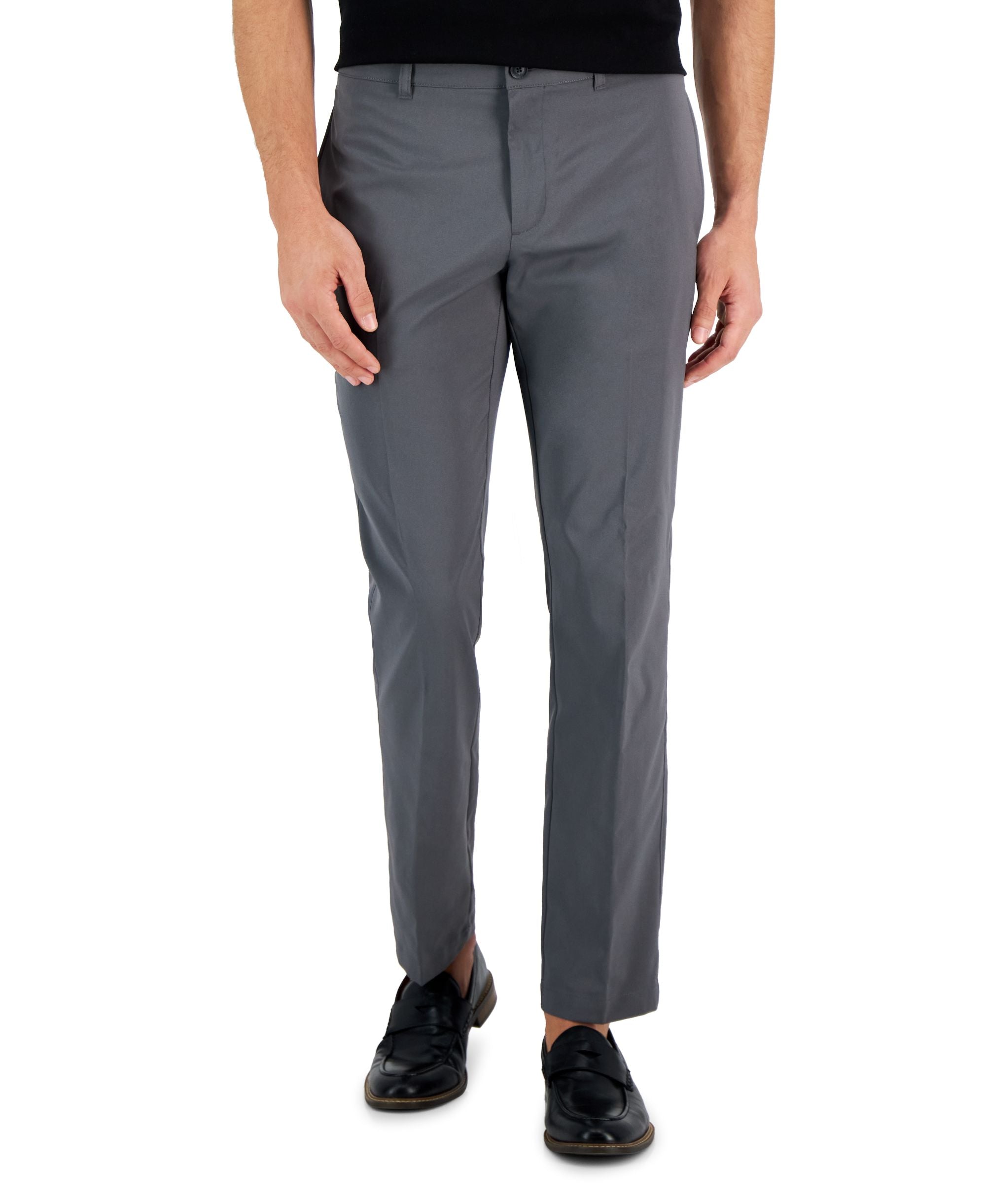 Men's Slim-Fit Solid Tech Pants