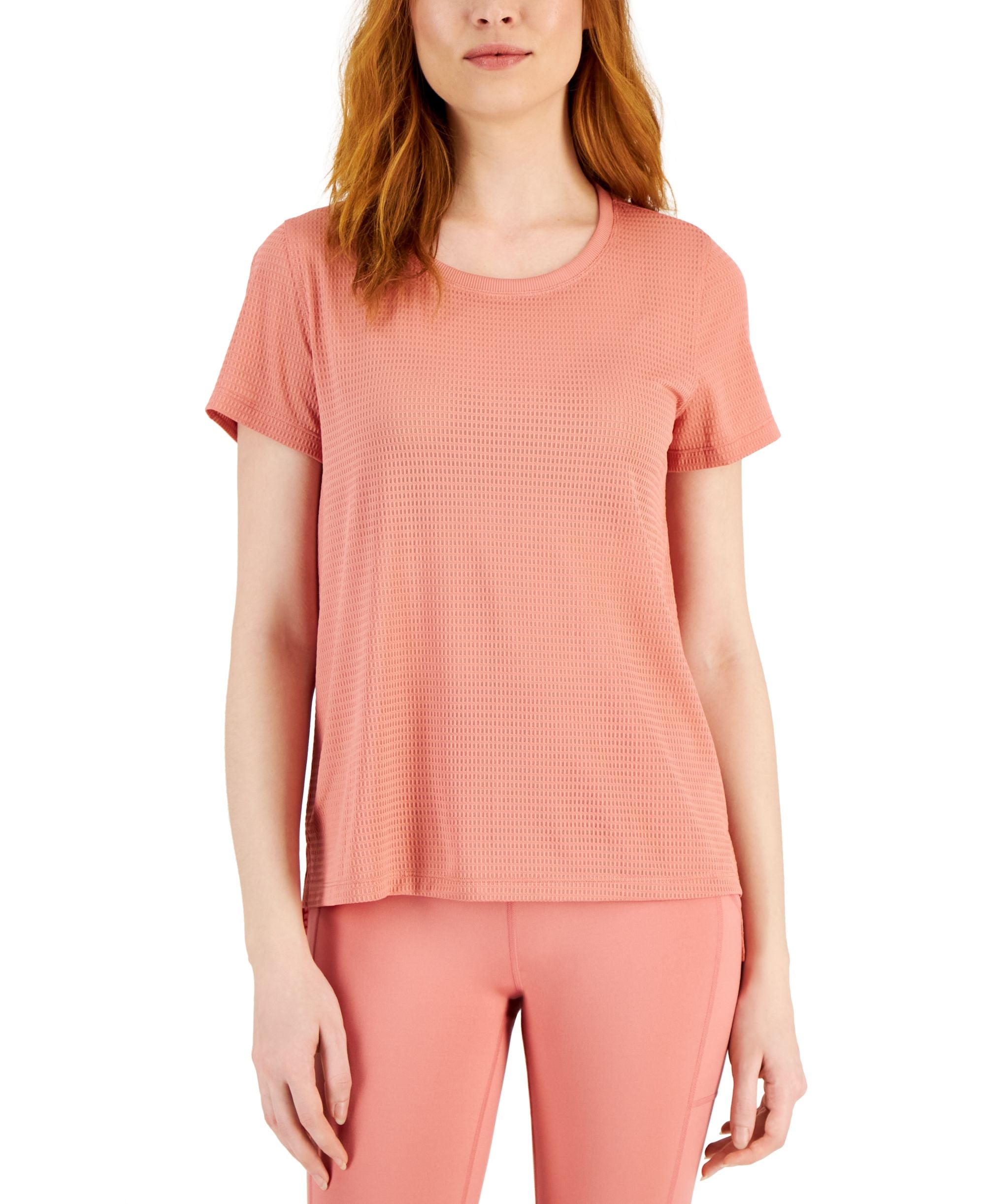 Women's Relaxed Short-Sleeve Mesh Tee