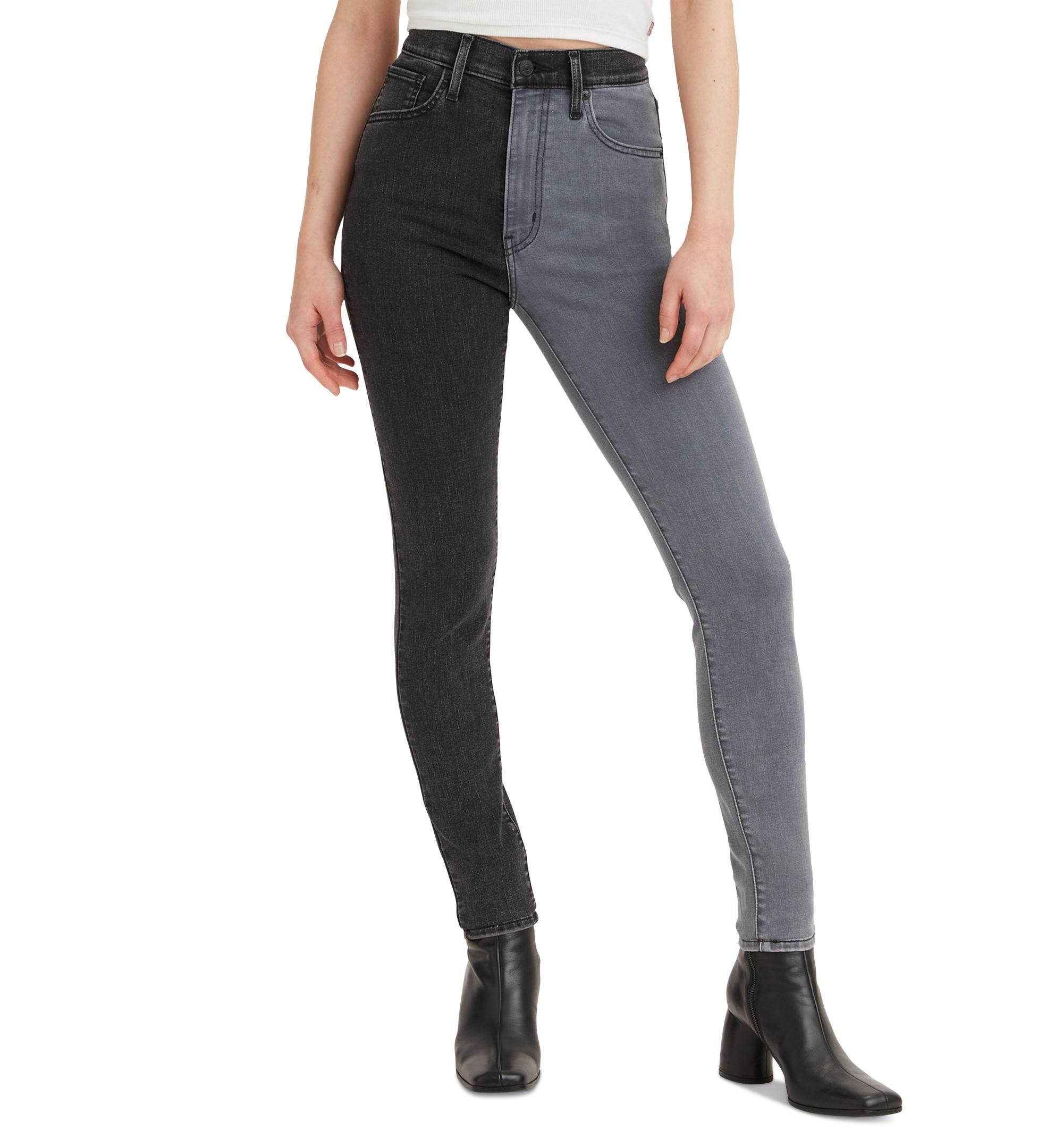Women's Mile High Two Toned Super Skinny Jeans