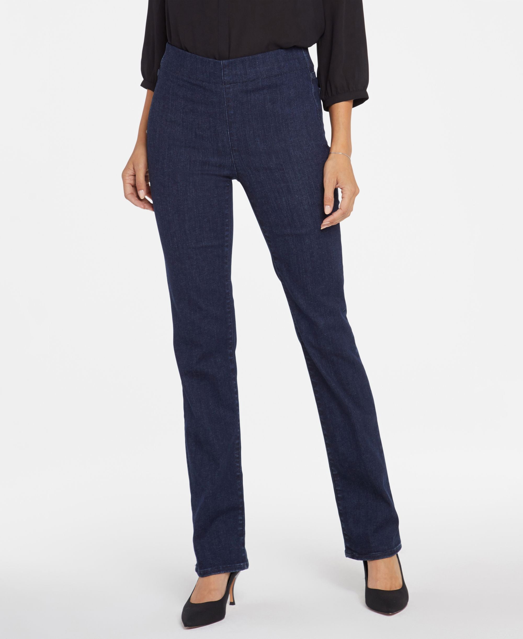 NYDJ Marilyn SpanSpring&trade; Pull-On Straight Leg Jeans