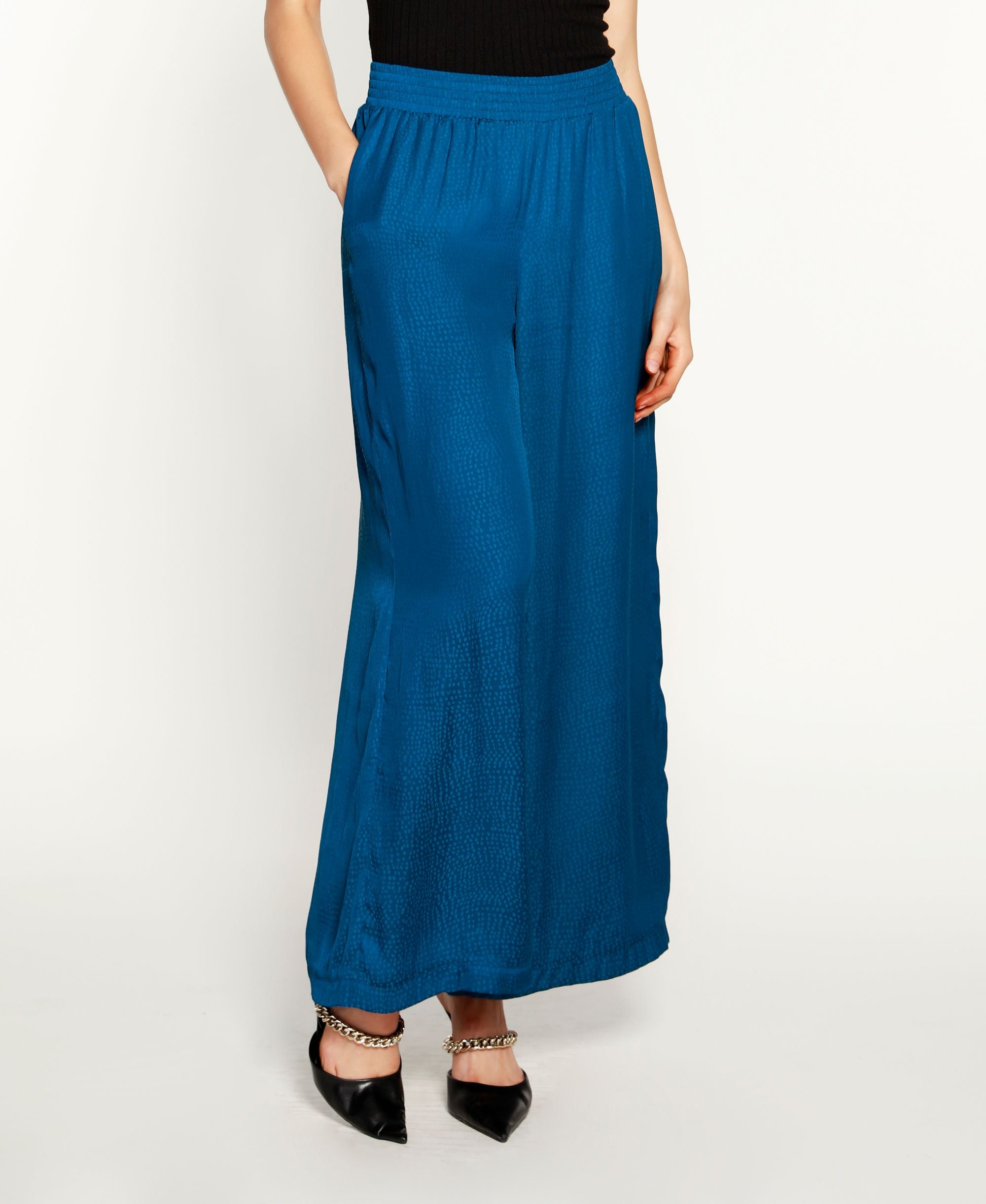 Belldini Black Label Petite Wide Leg Dress Pants
