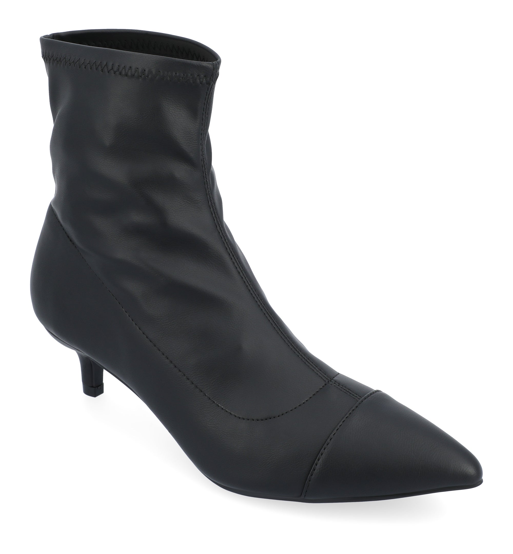 Women's Jadde Pointed Toe Kitten Heel Dress Booties