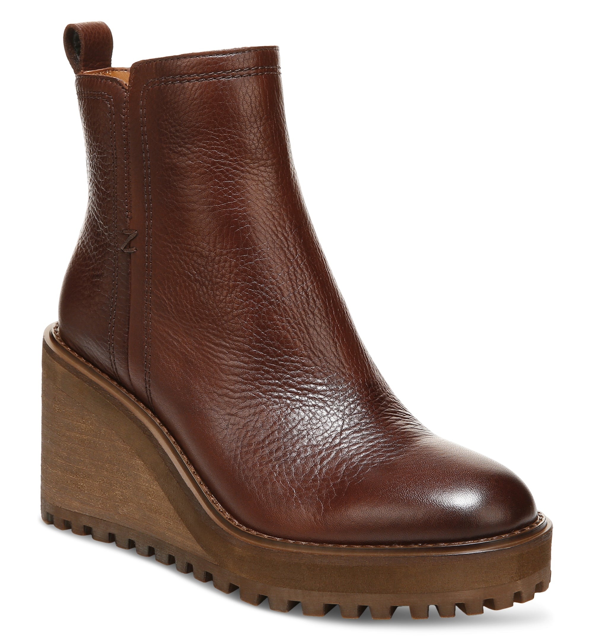 Women's Julie Lug Sole Wedge Booties
