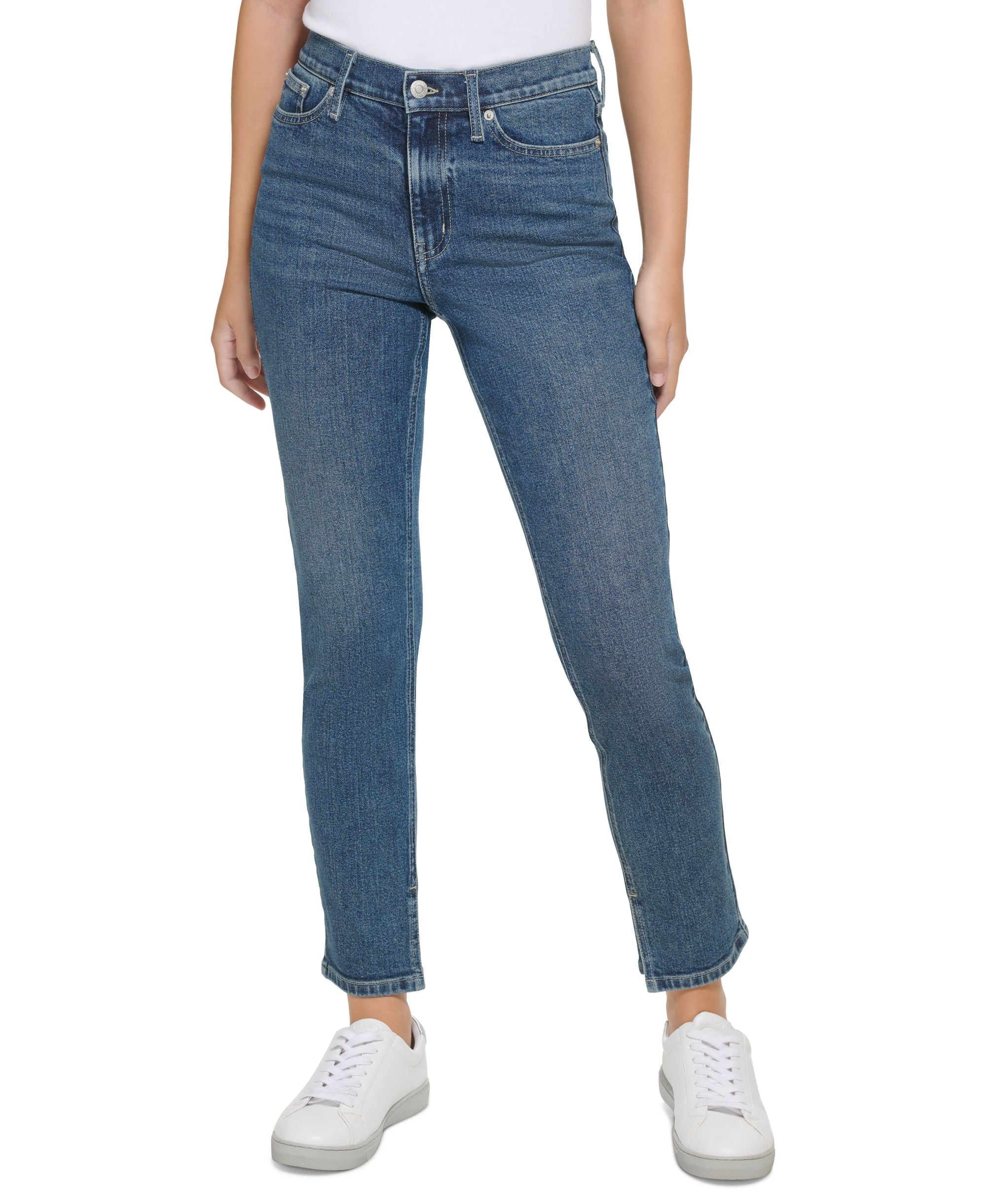 Women's High-Rise Slim-Leg Jeans