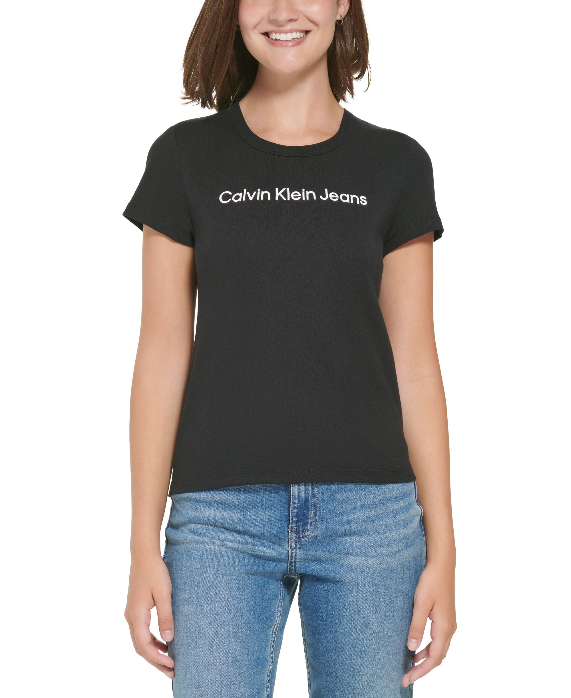 Women's Crewneck Logo Baby T-Shirt