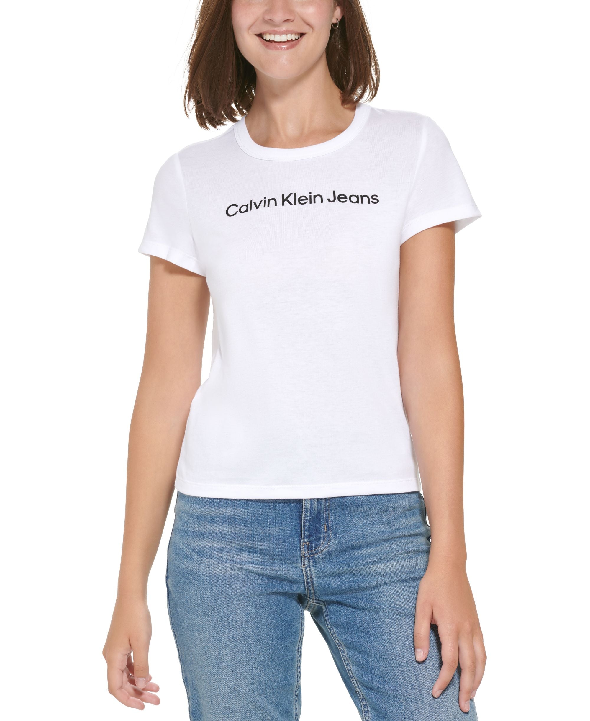 Women's Crewneck Logo Baby T-Shirt