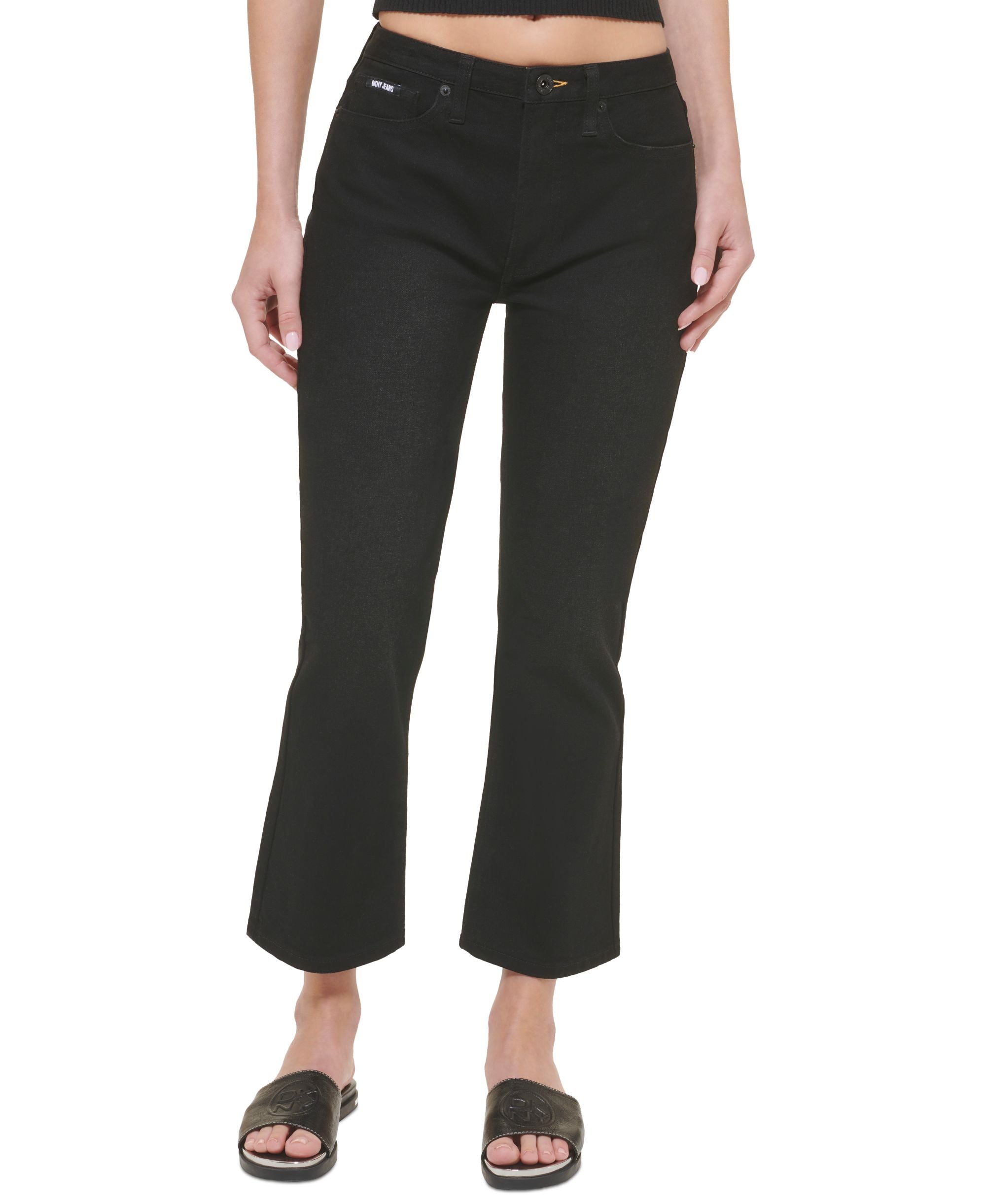 Women's High-Rise Cropped Kick-Flare Jeans