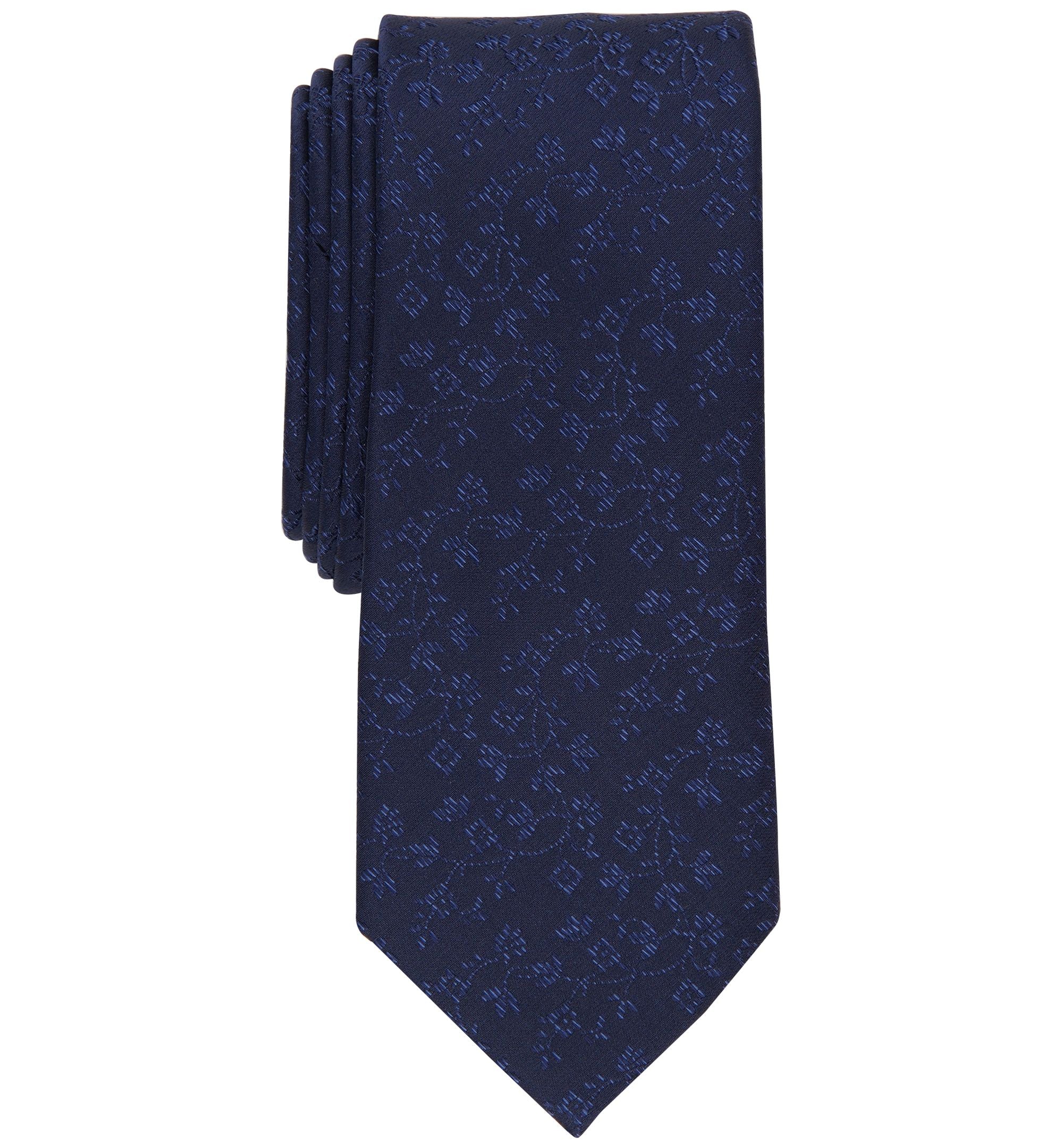Men's Frost Tonal Floral Tie