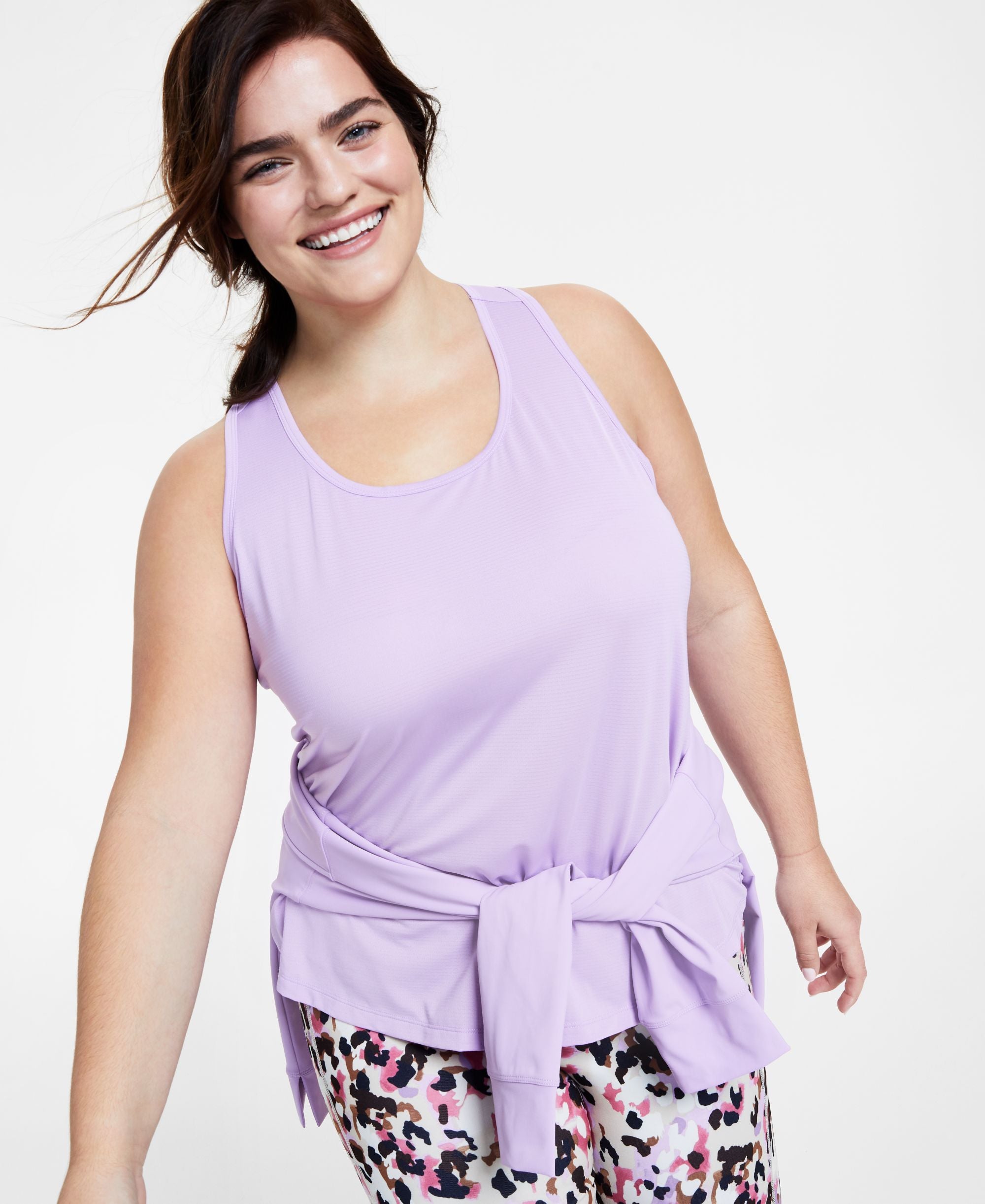 Plus Size Textured Tank Top