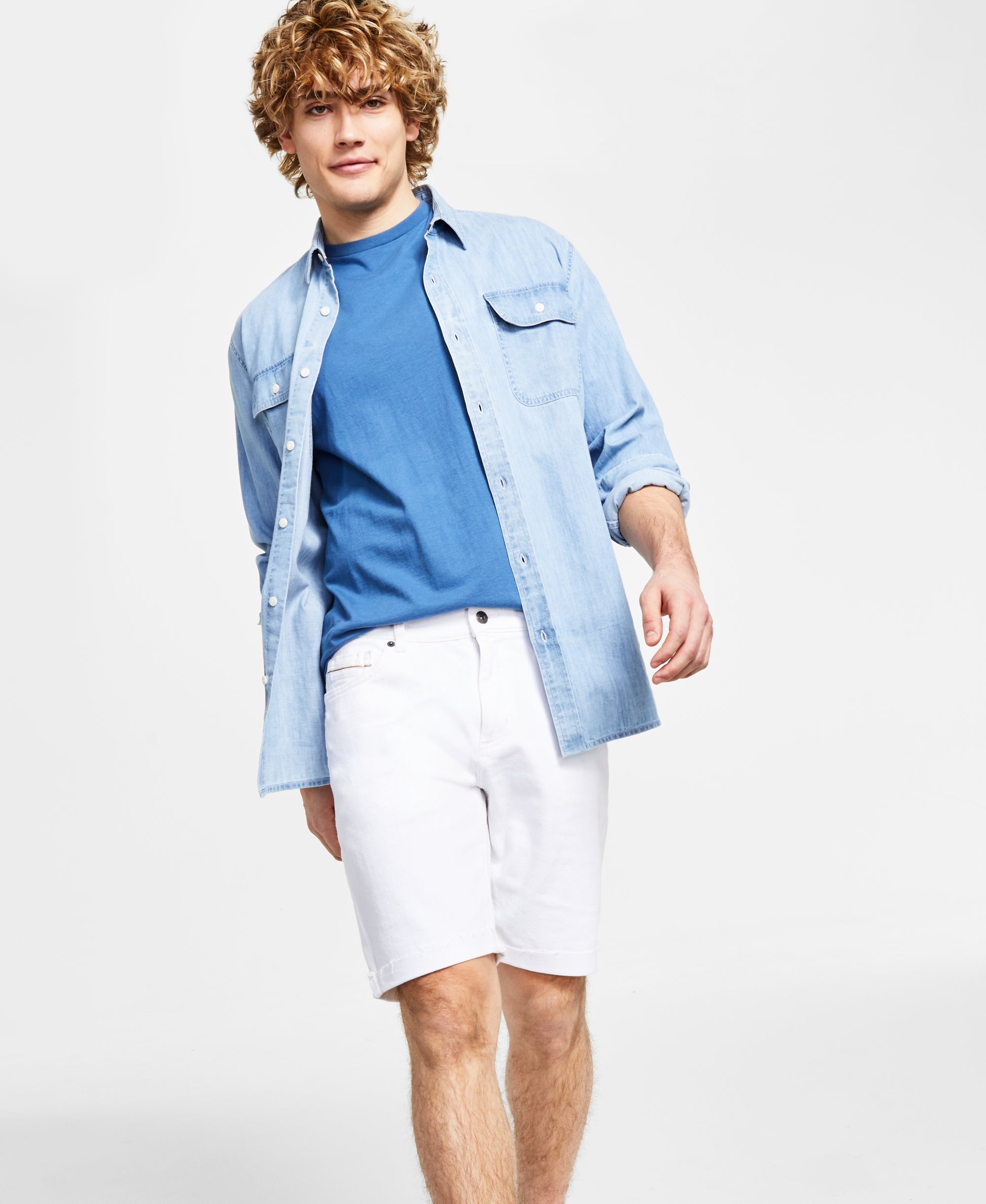 Men's Alexis Vintage Wash Denim 10" Shorts