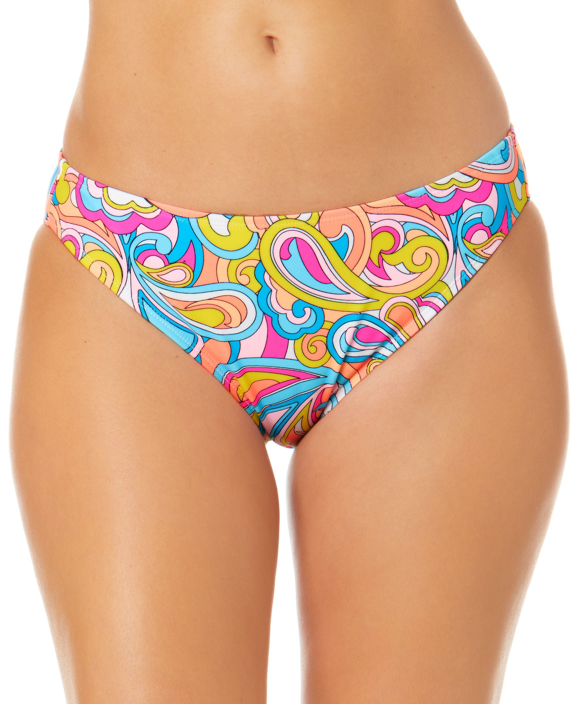 Juniors' Swirl Girl Hipster Bikini Bottoms