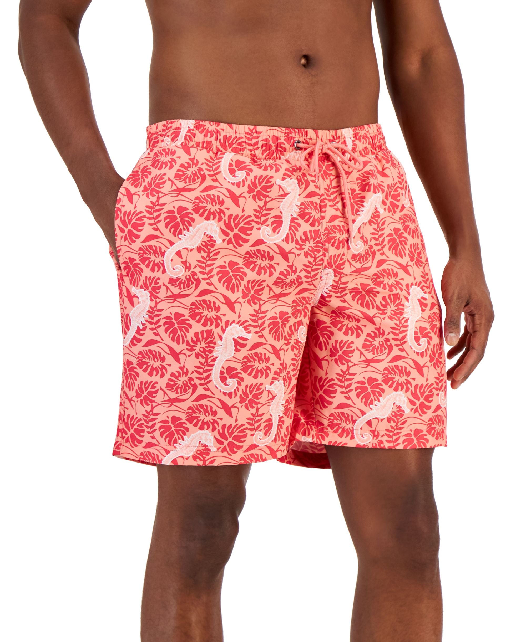 Men's Tropical Seahorse Swim Trunks
