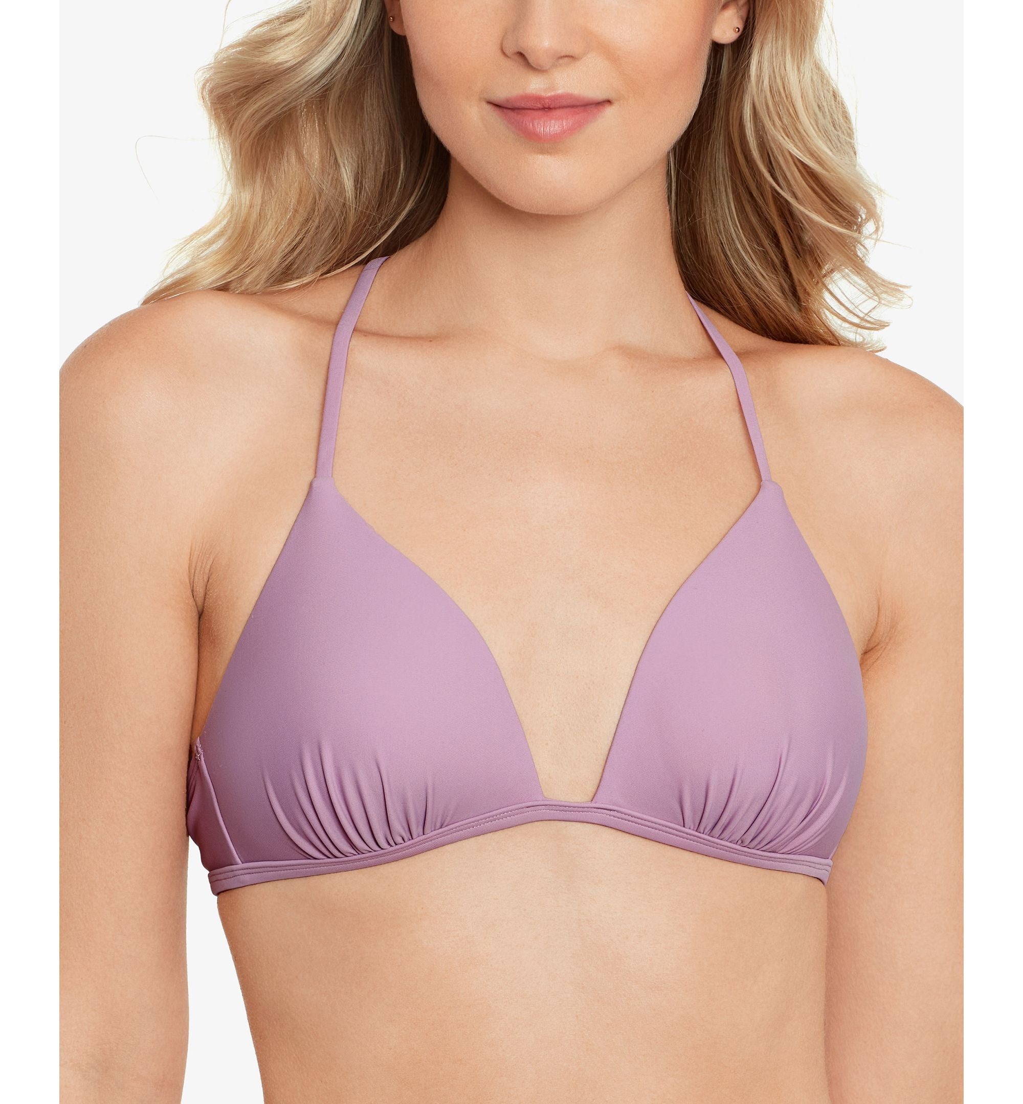 Juniors' Molded Push-Up Triangle Bikini Top