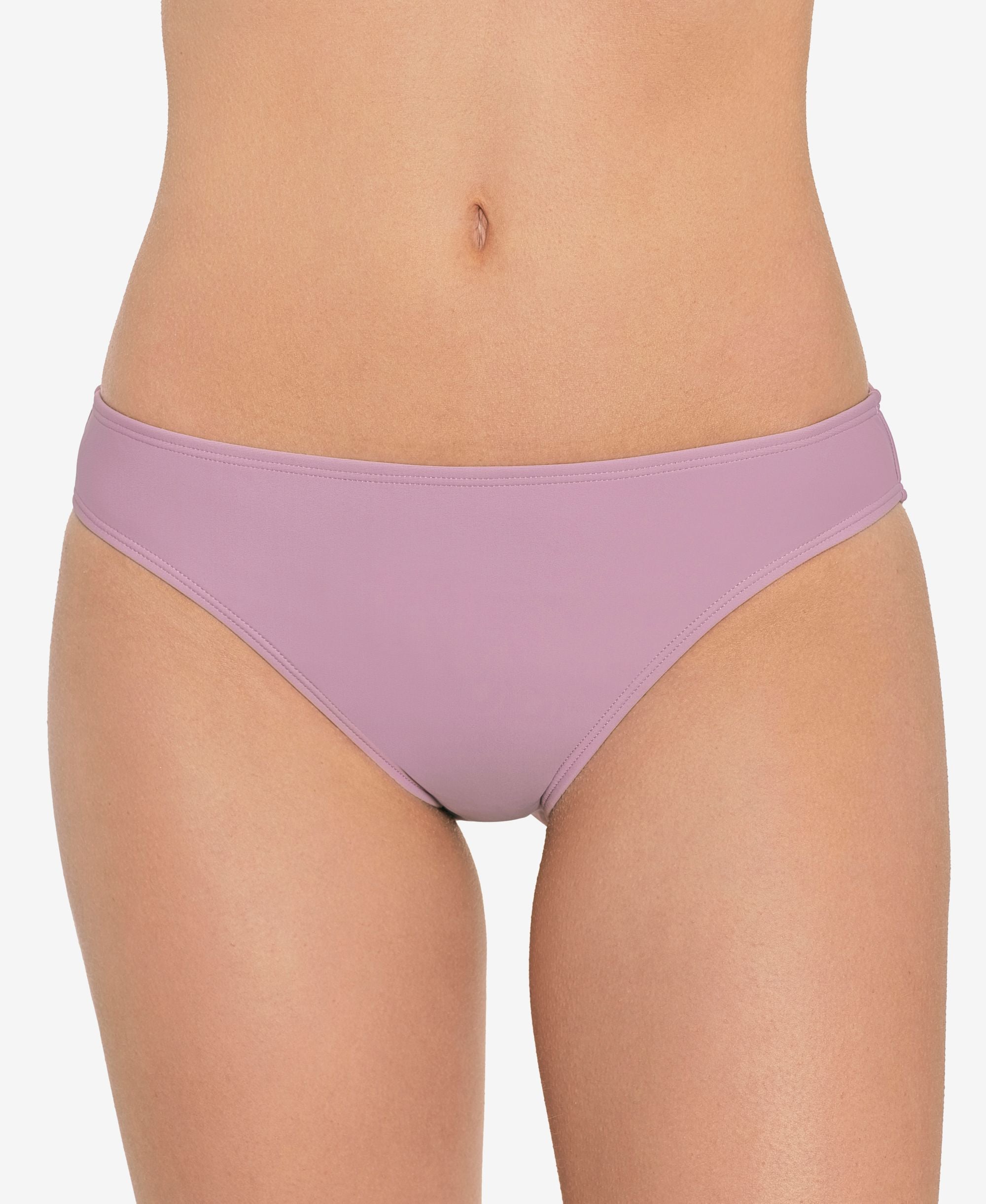 Juniors' Ruched-Back Hipster Bikini Bottoms