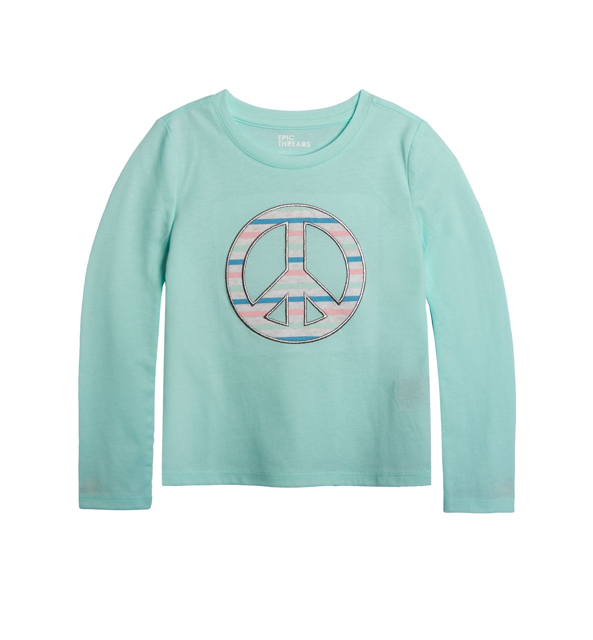 Toddler Girls Peace Graphic T-shirt