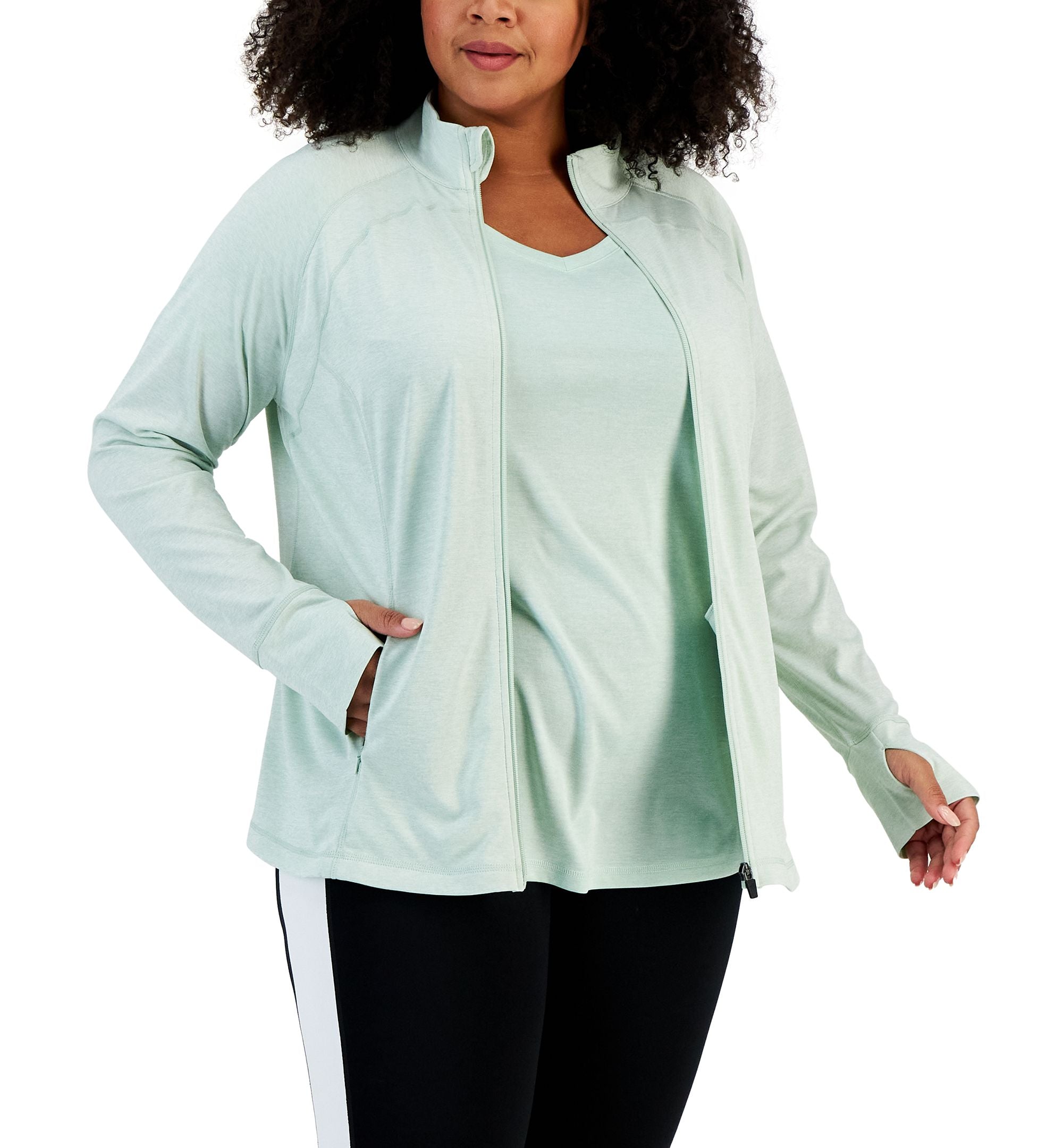 Women's Plus Essentials Performance Zip Jacket