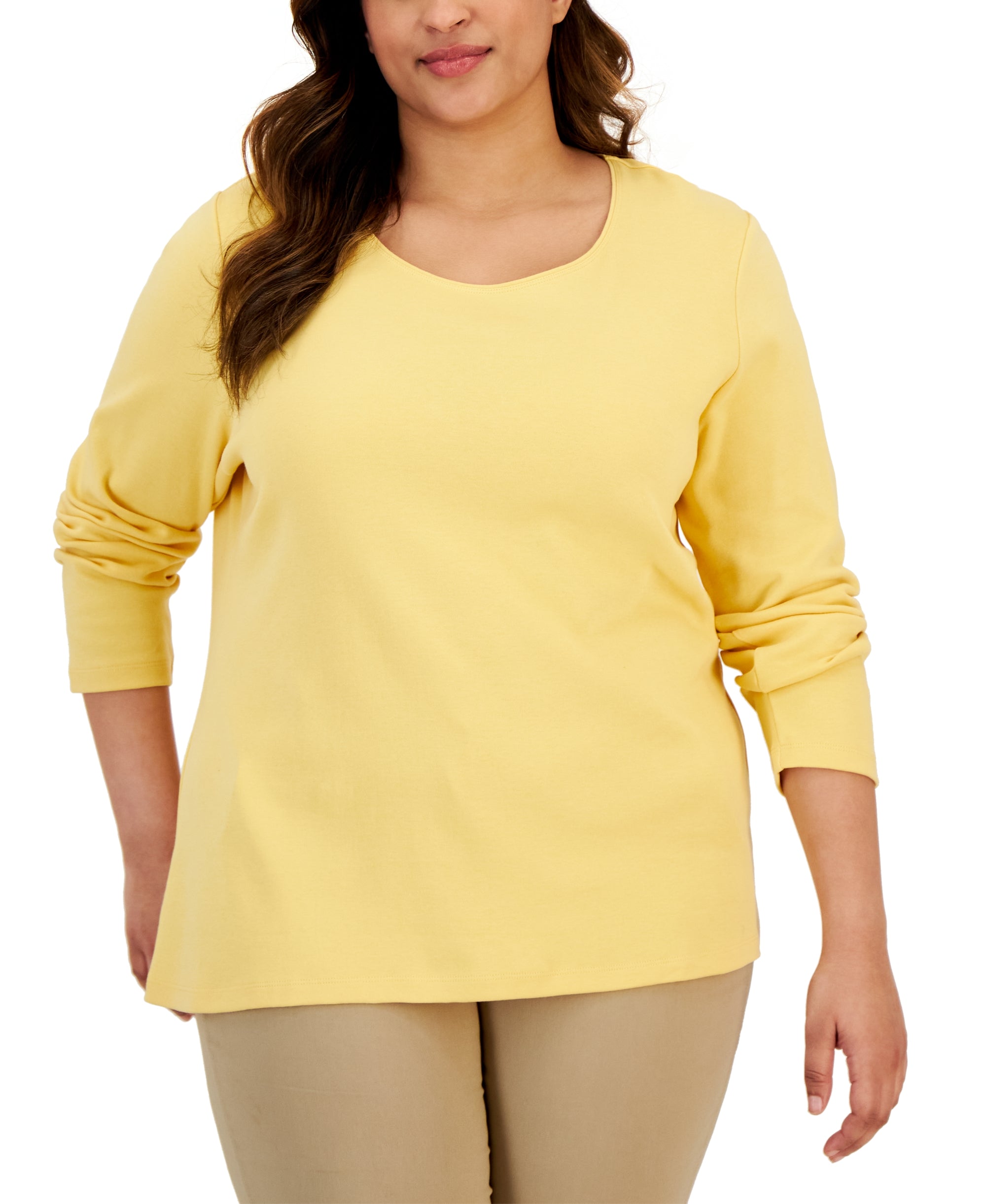 Plus Size Long Sleeve Top