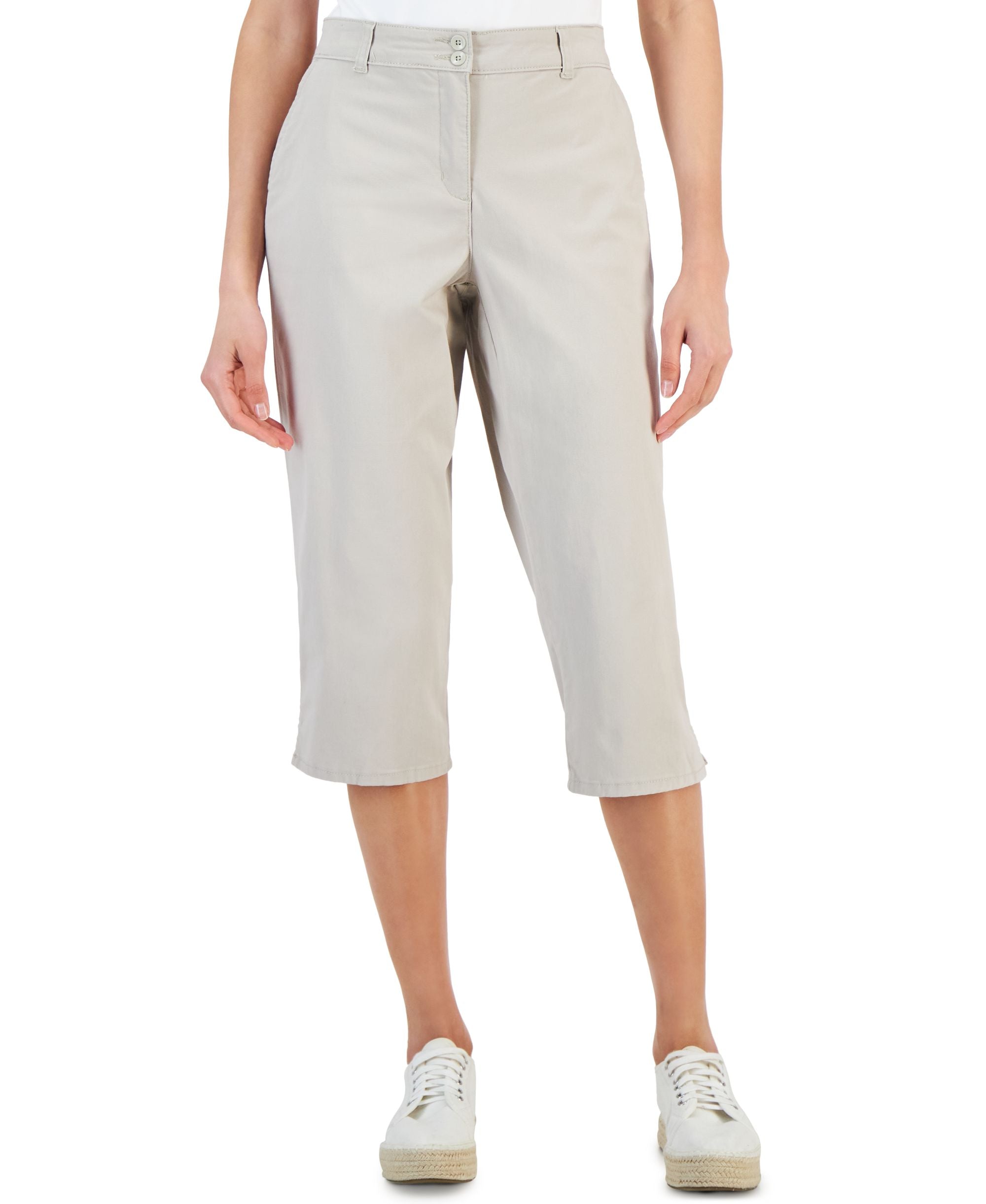 Women's Comfort Waist Capri Pants