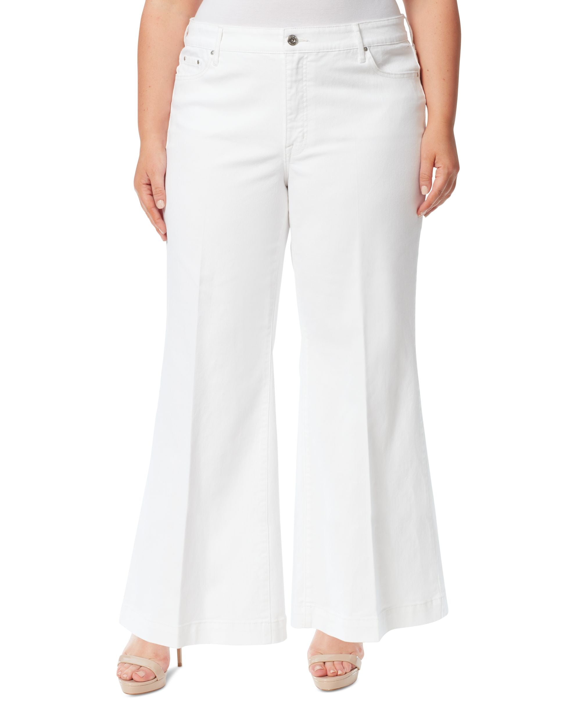 Trendy Plus Size True Love Wide-Leg Trouser Jeans