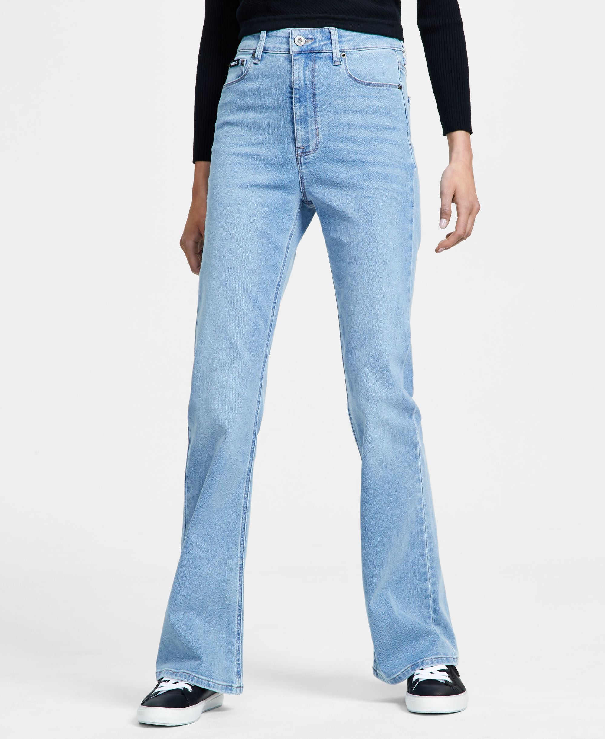 DKNY Jeans Boerum High Rise Flare Leg Jeans