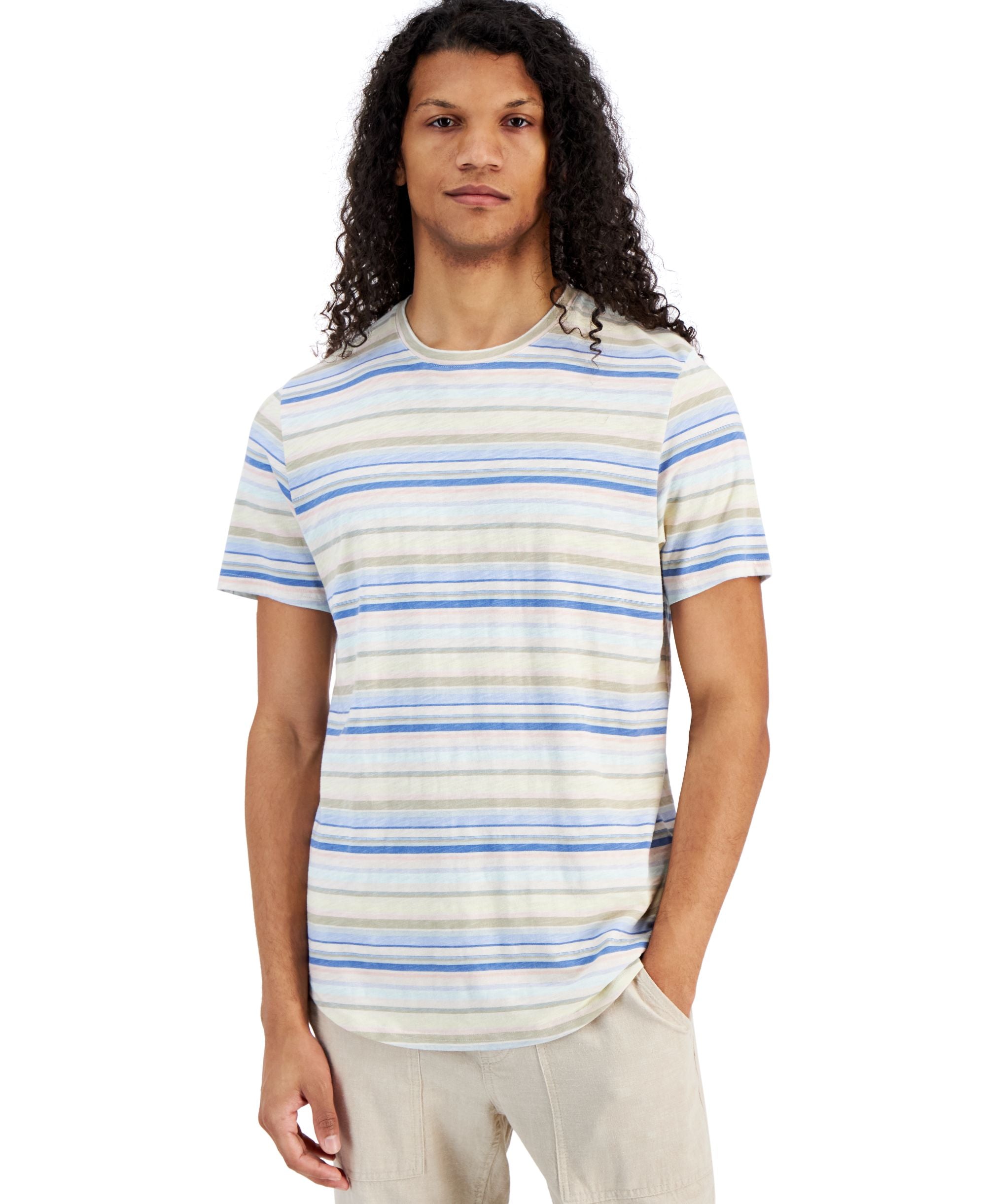 Men's SoCal Regular-Fit Stripe T-Shirt