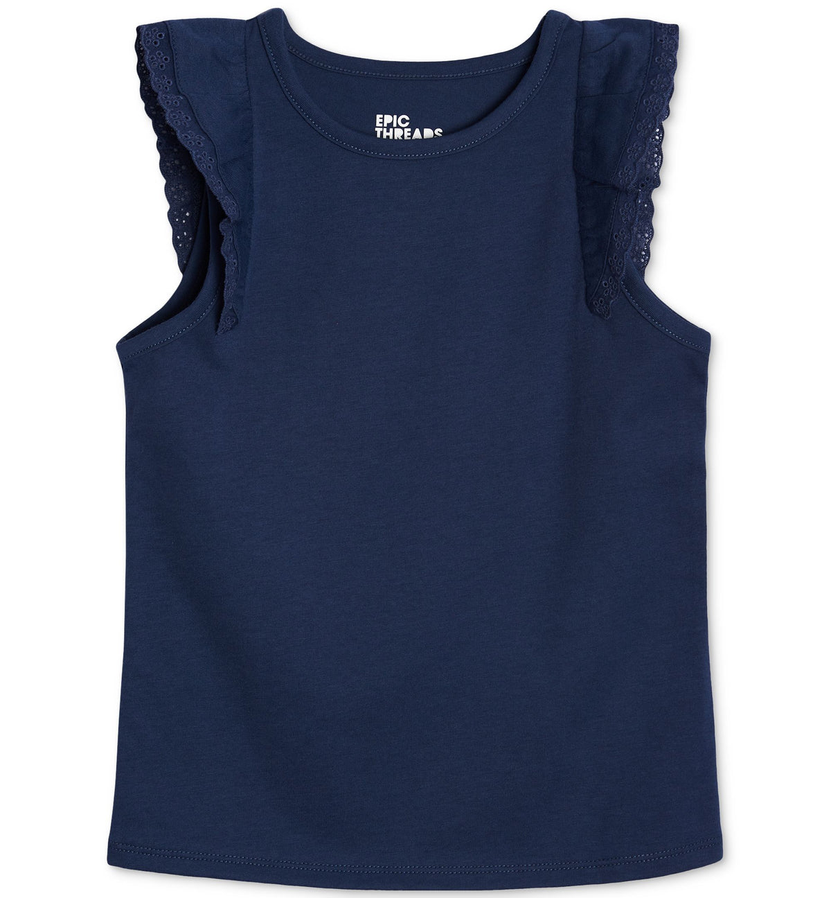Little Girls Ruffle Sleeve Top