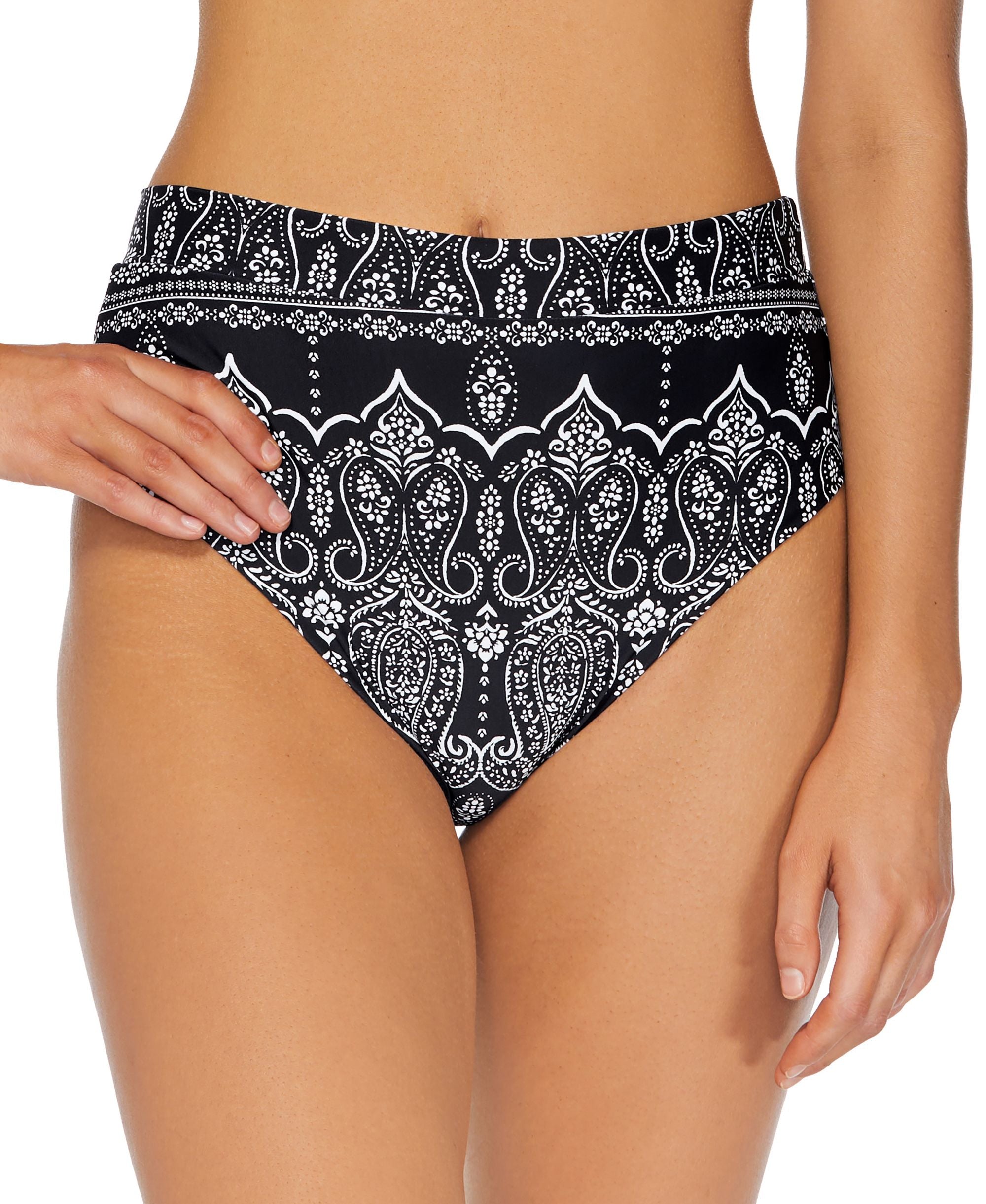 Juniors' Tropics High-Waist Bikini Bottoms