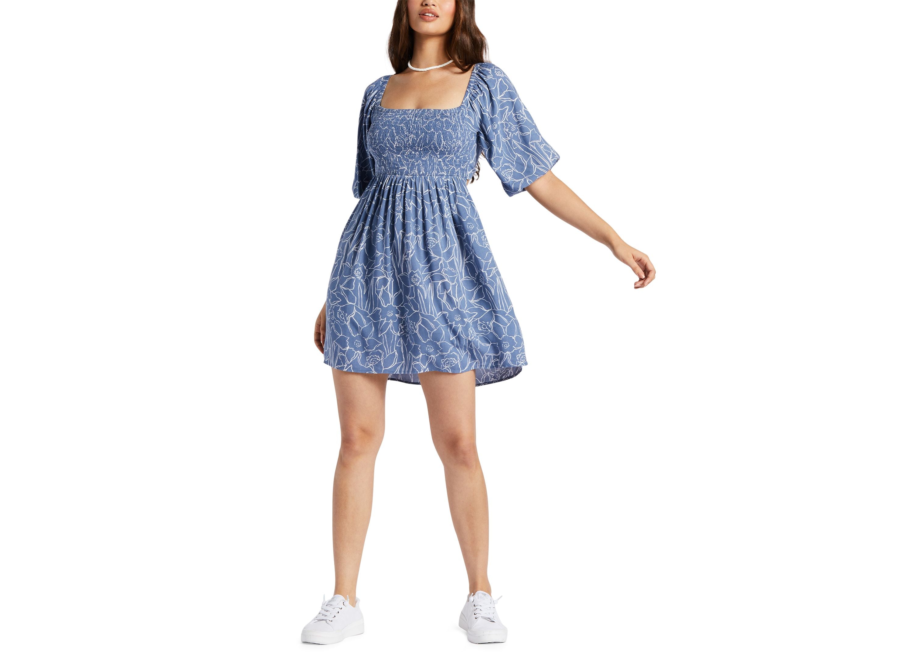 Juniors' Satin Sands Cutout Tie-Back Mini Dress