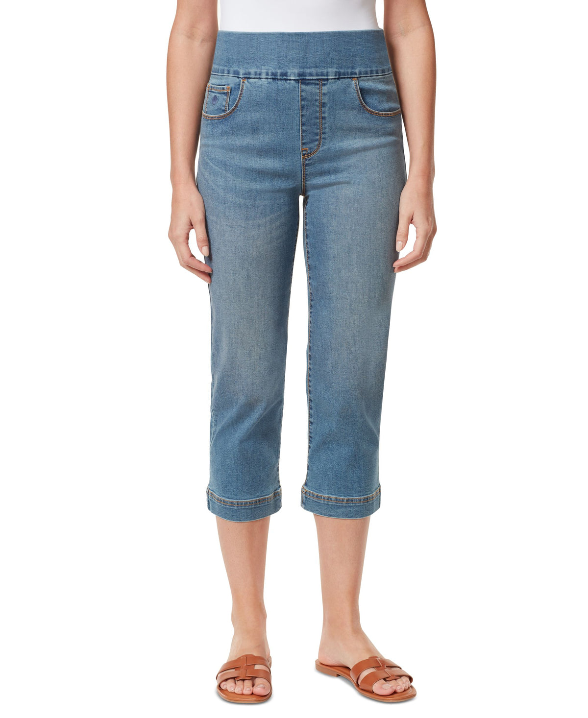 Gloria Vanderbilt Amanda Pull On Capri Jeans
