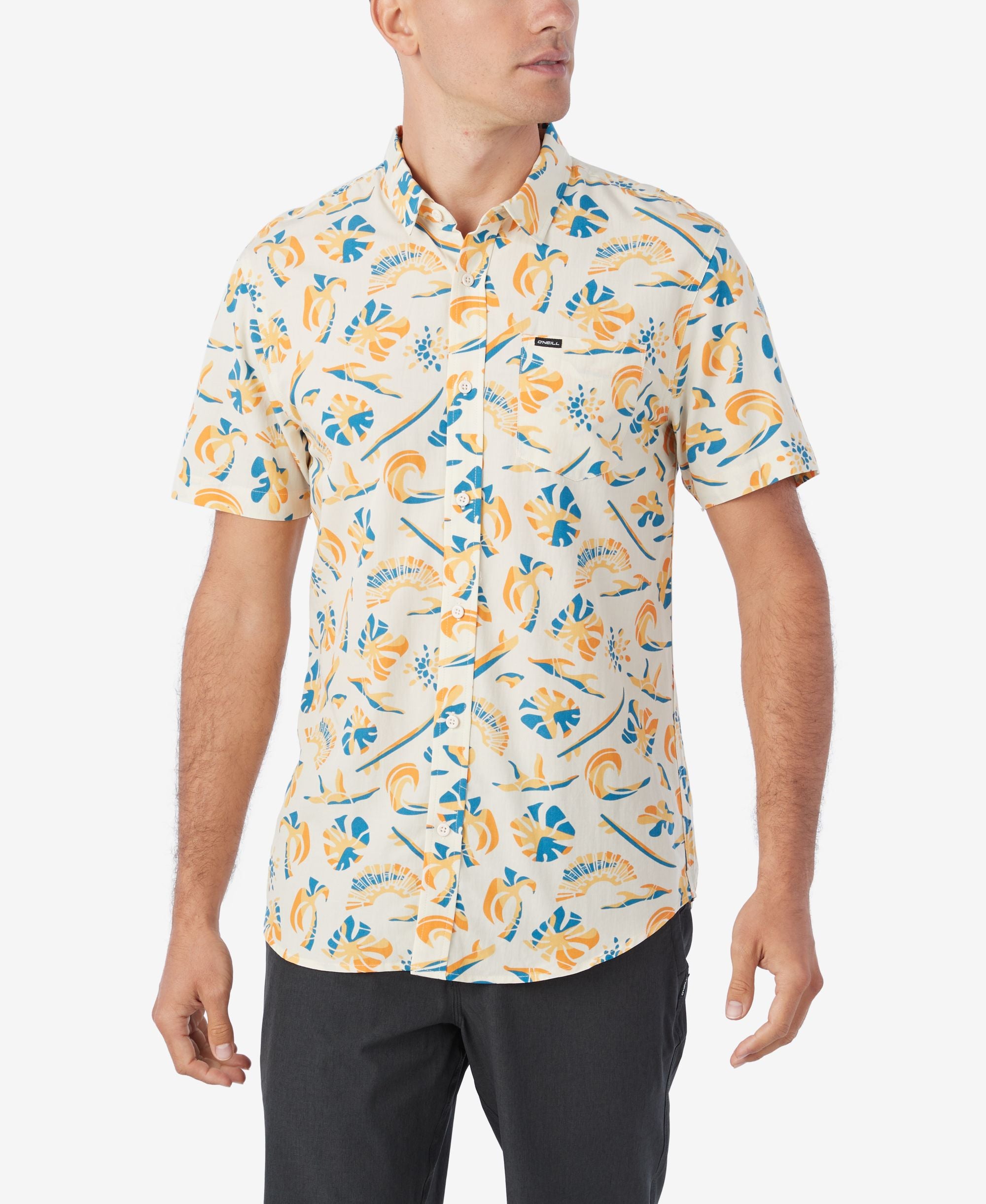 Men's Oasis Short Sleeve Modern Woven Shirt