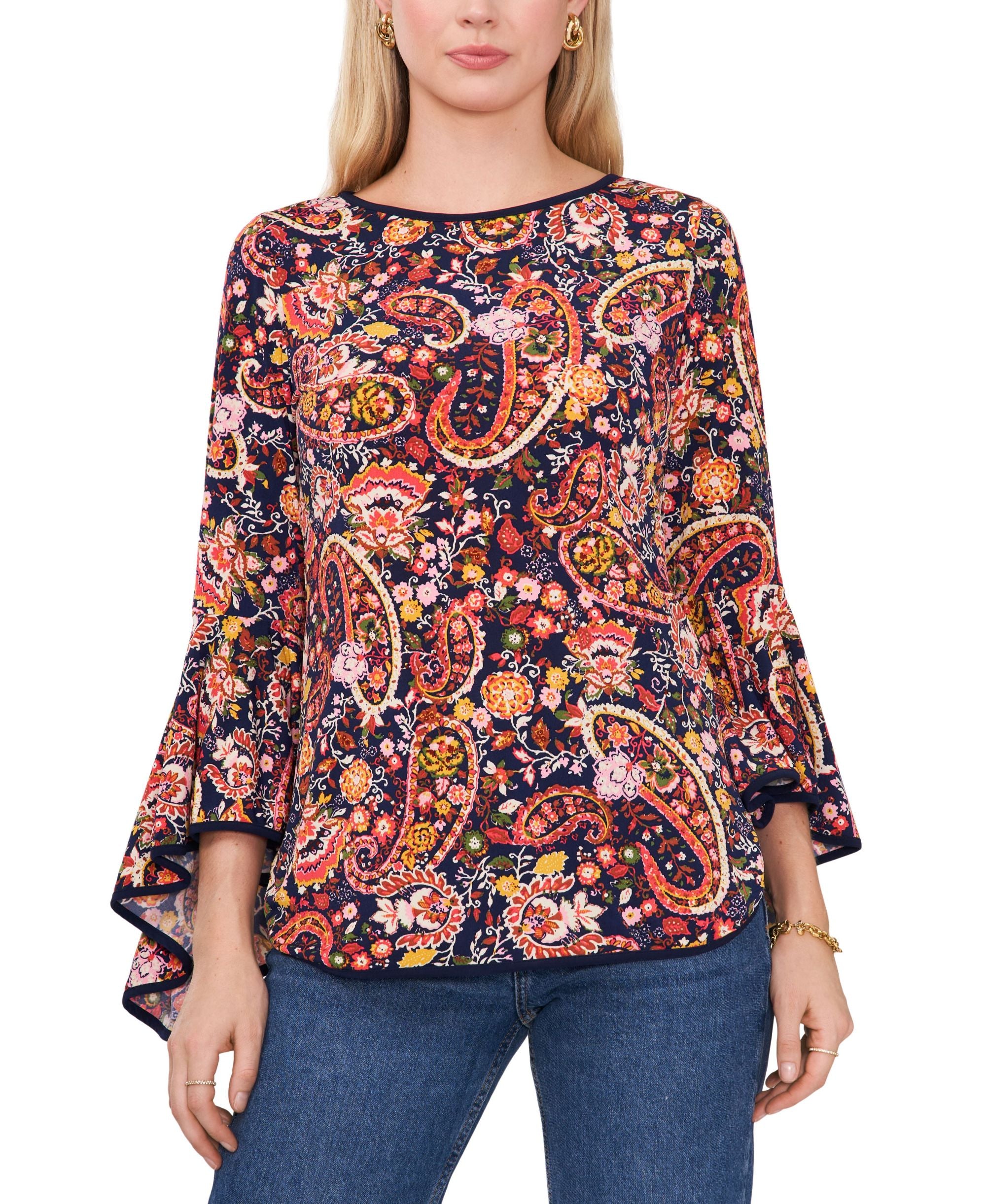 Women's Bell-Sleeve Top