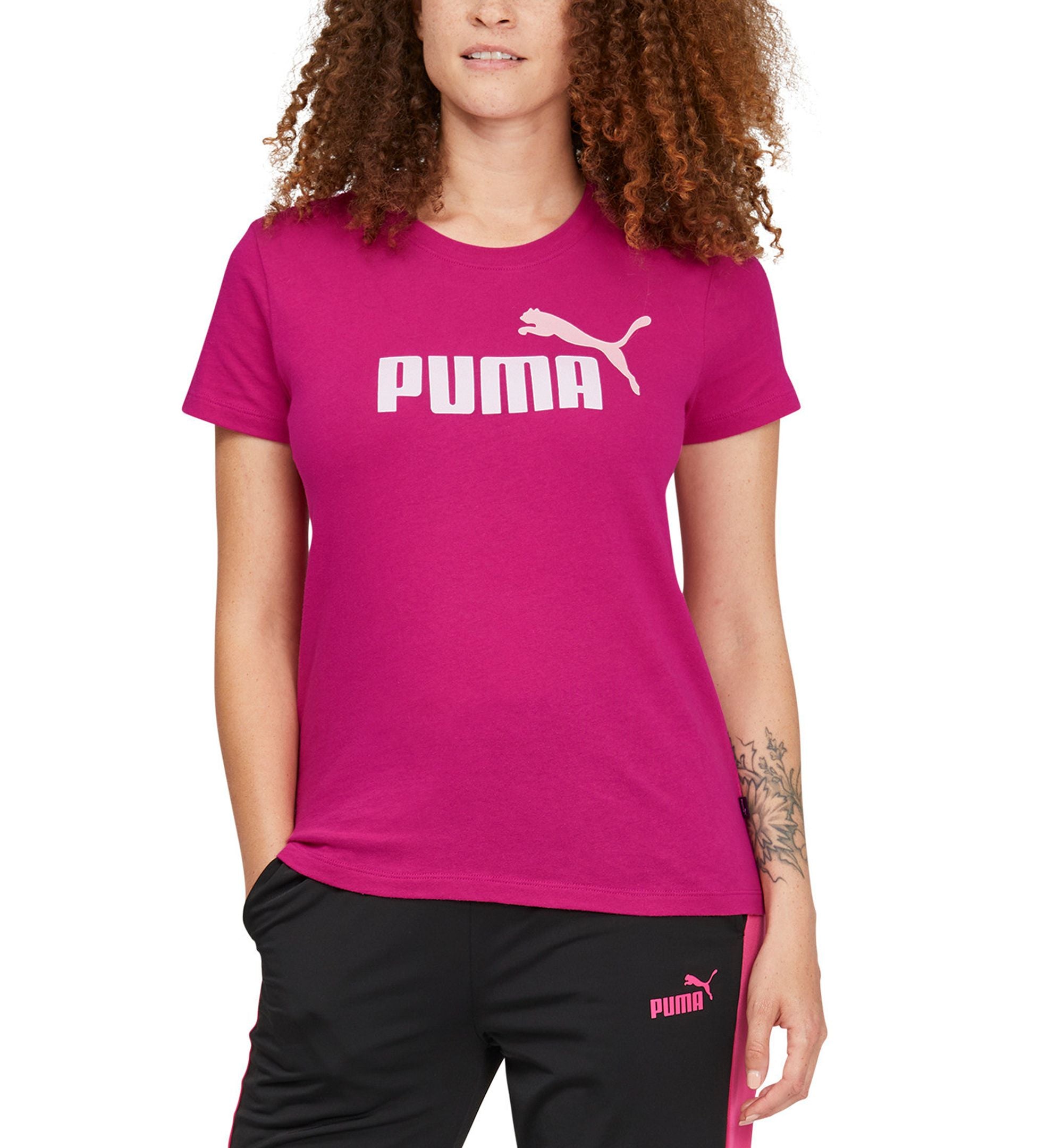 Women's Cotton Crewneck Short-Sleeve Logo T-Shirt