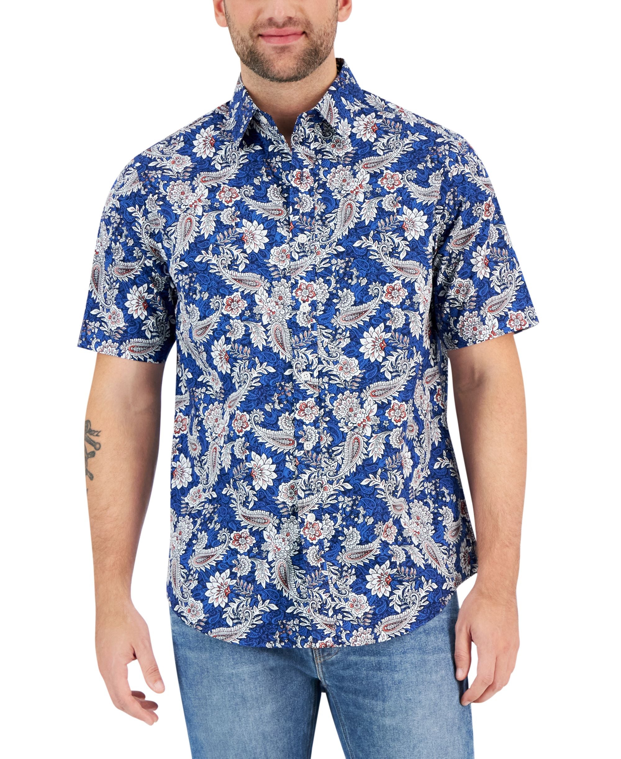Men's Elevated Luna Paisley Shirt
