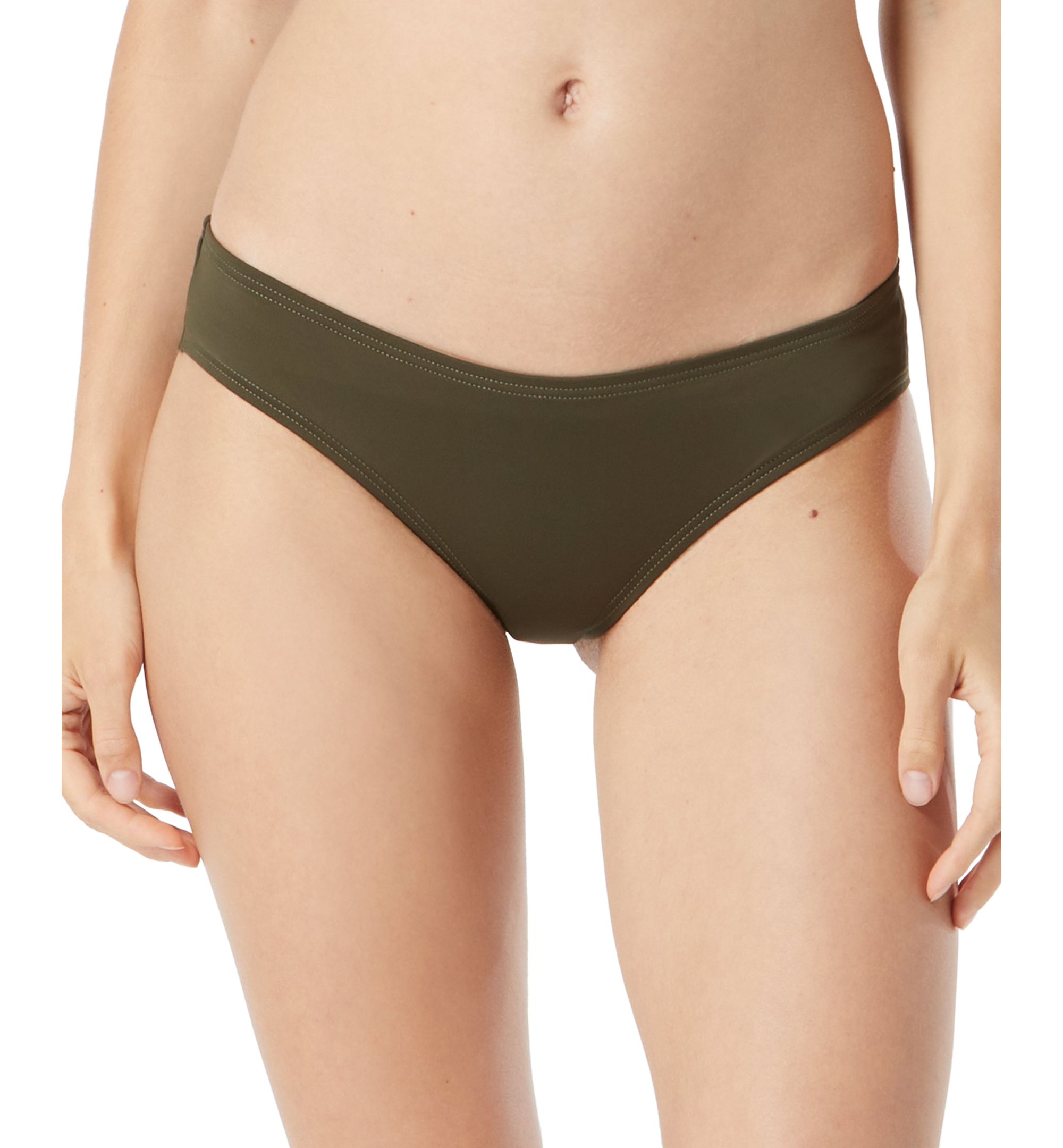 Riviera Shirred Cheeky Bikini Bottoms