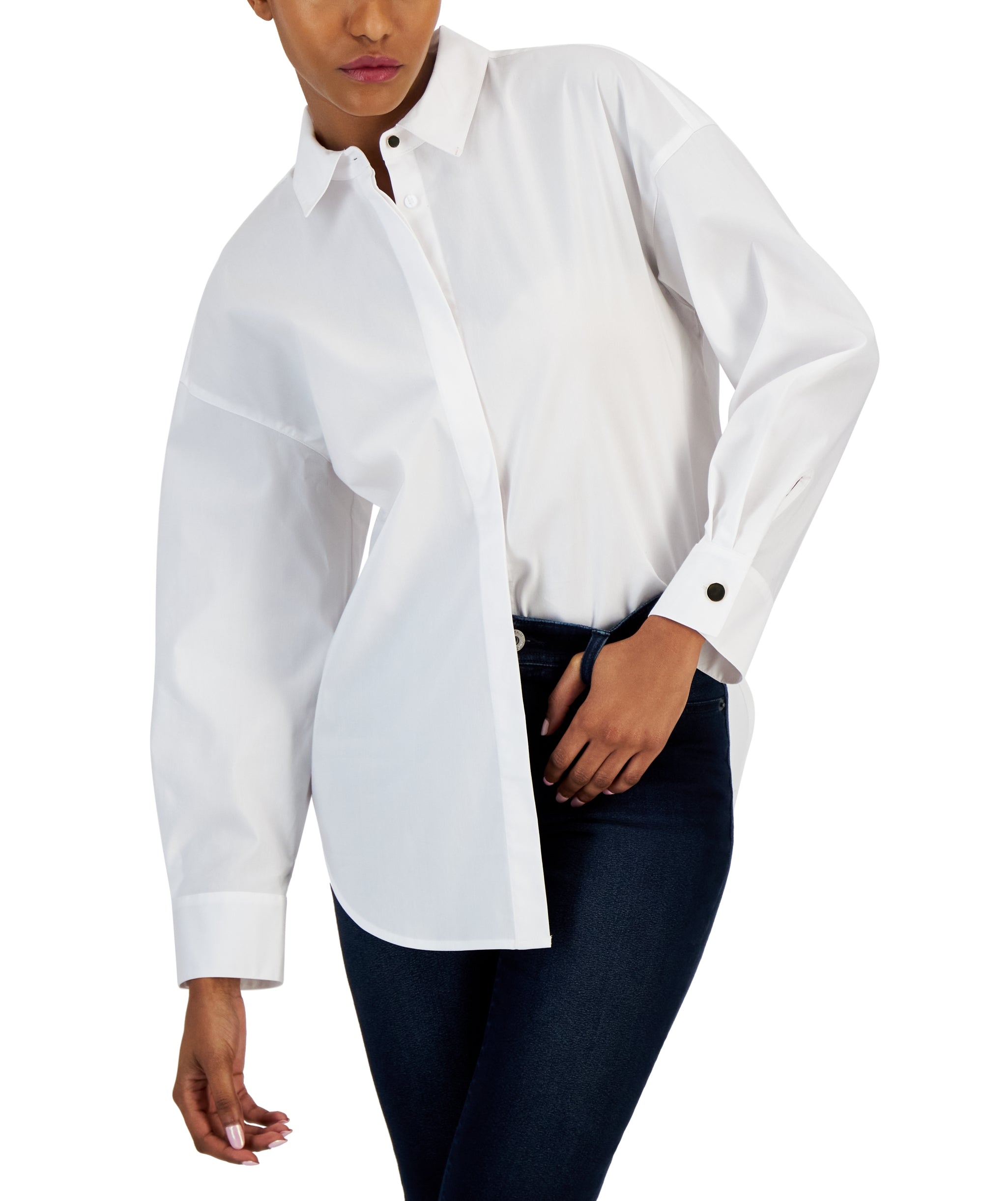 Women's Long-Sleeve Button-Up Shirt