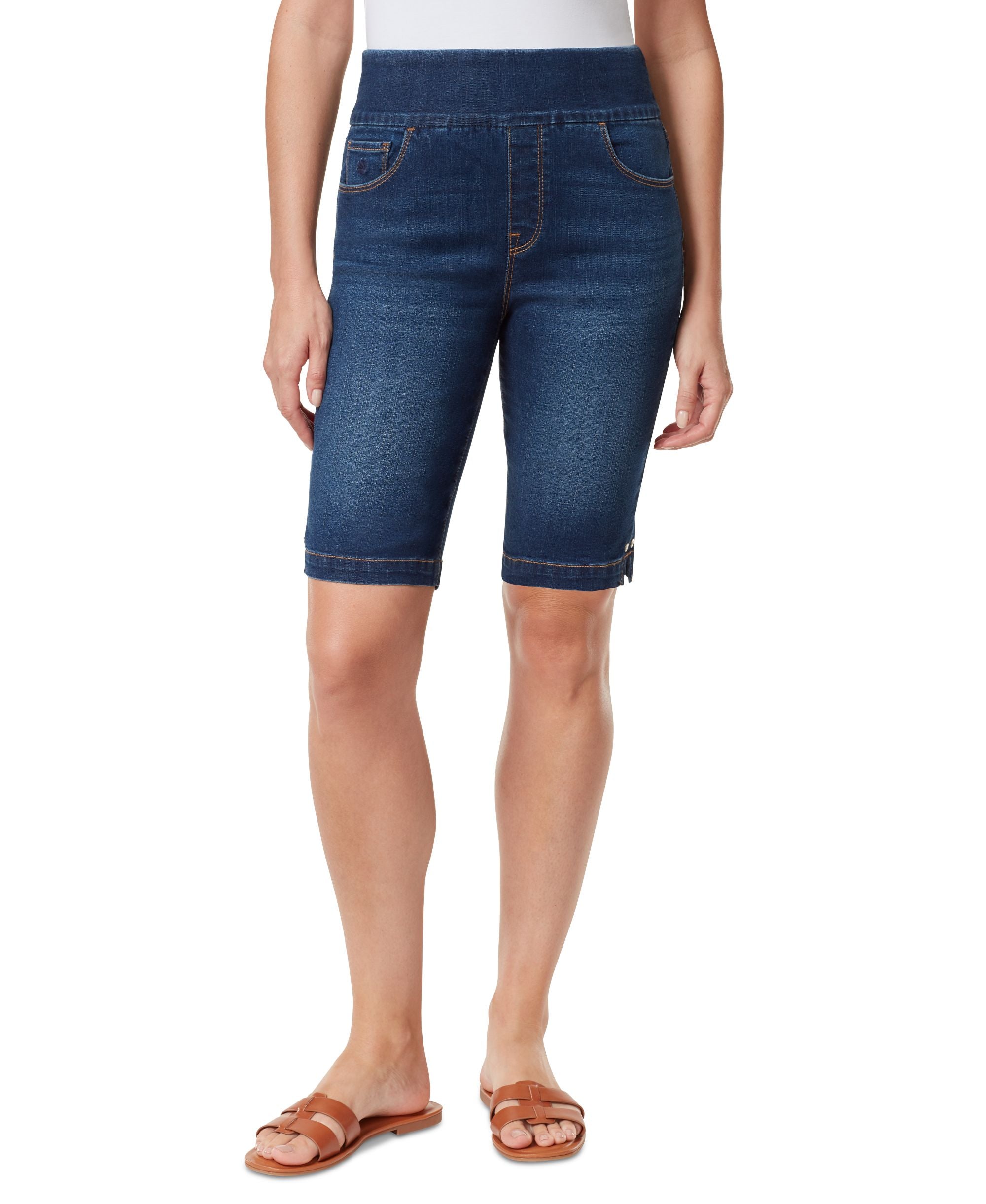 Women's High-Rise 11" Pull-on Bermuda Shorts