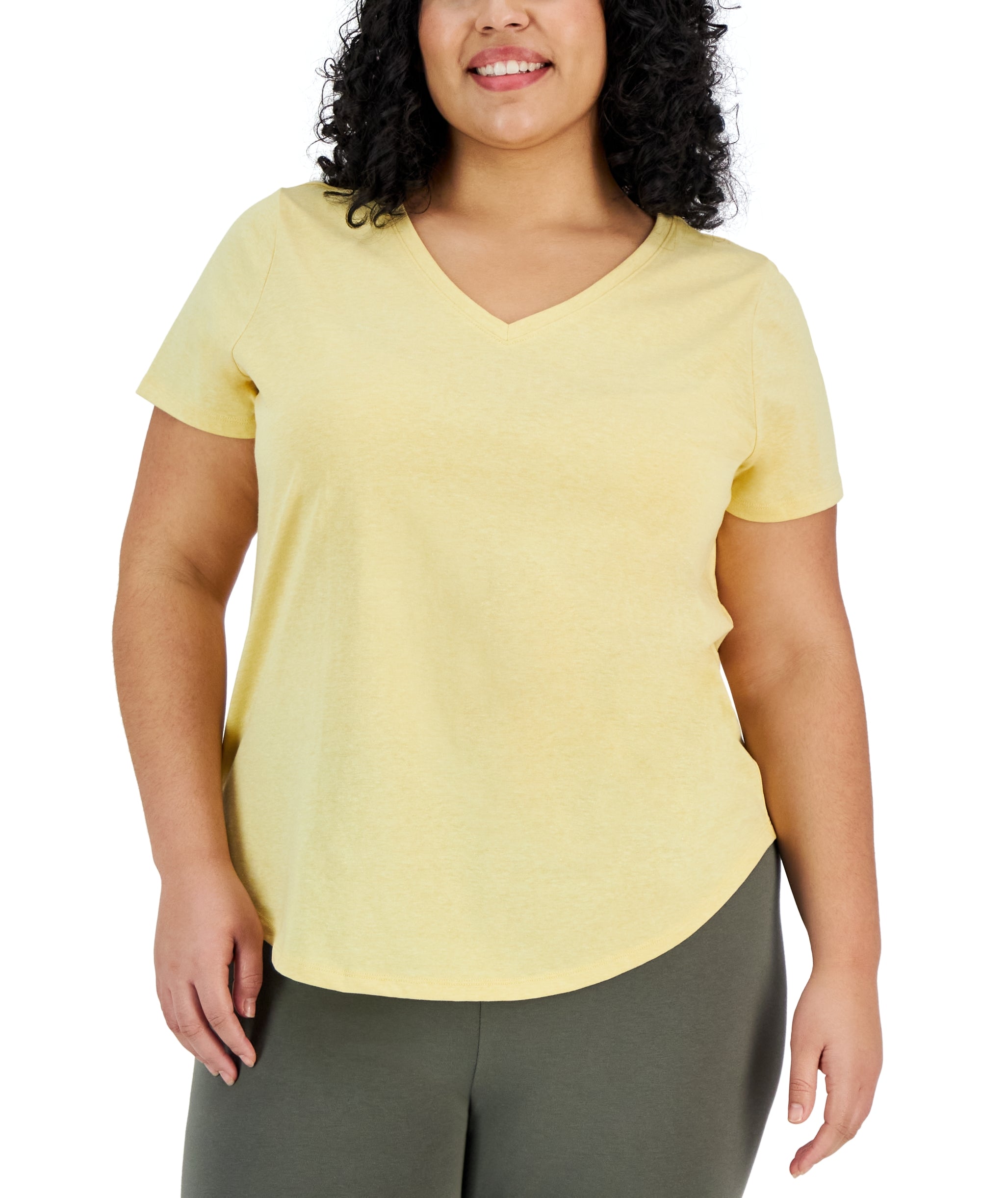 Plus Size Short-Sleeve Perfect Tee