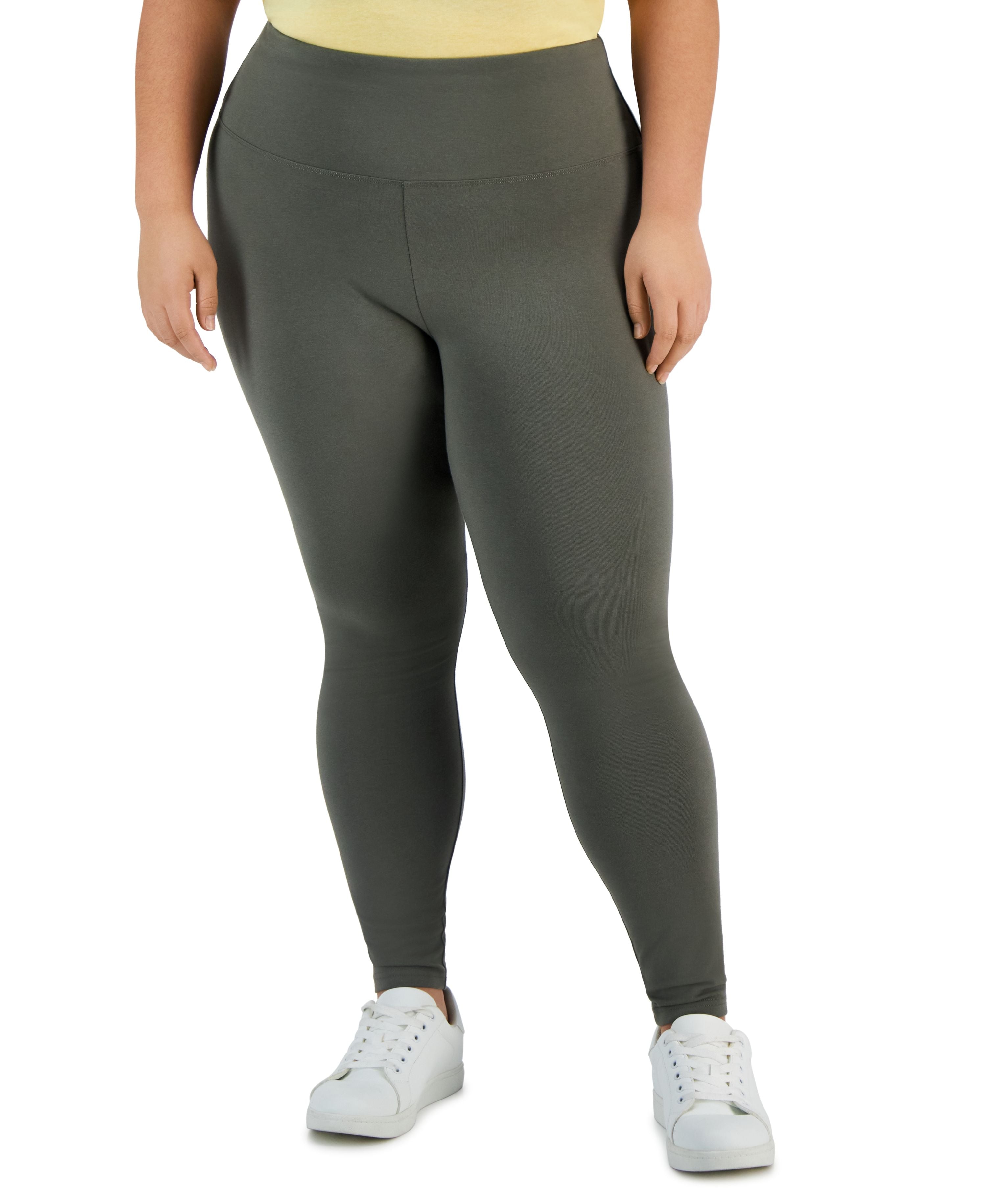 Plus Size High Rise Leggings
