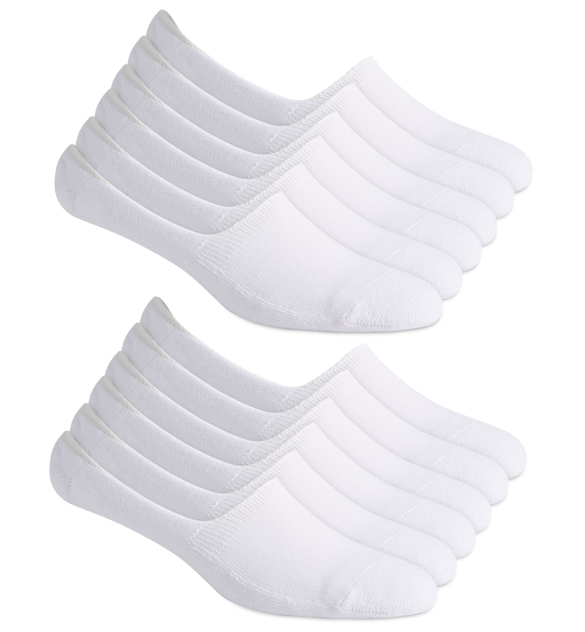 Men's No Show Socks, 12 pack