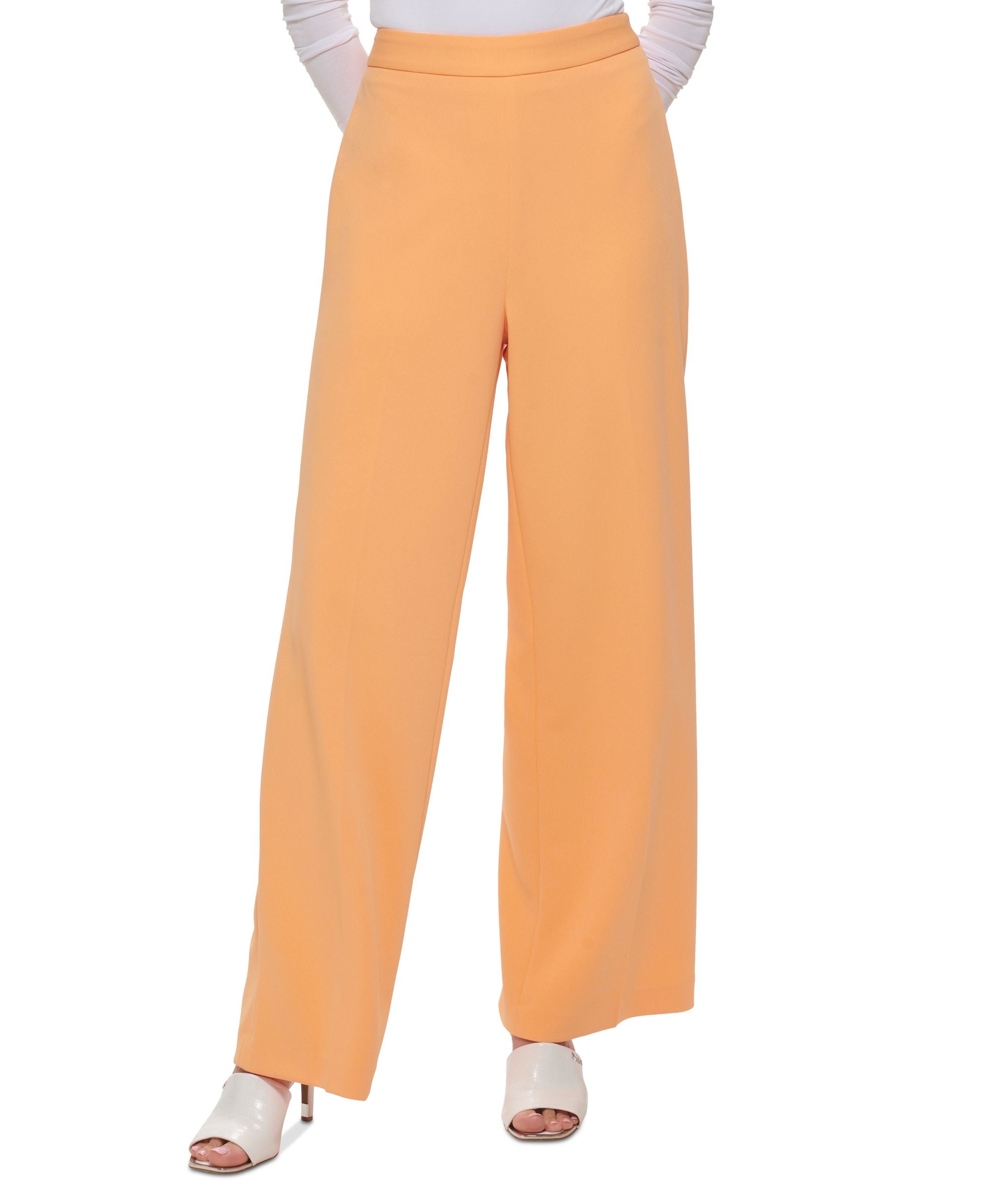 Women's High Rise Wide-Leg Pull-On Pants